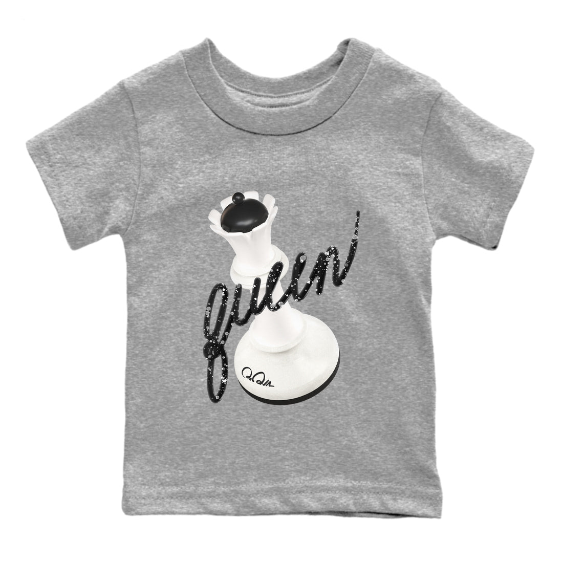 5s Sail shirt to match jordans 3D Queen sneaker tees Air Jordan 5 Sail Drip Gear Zone baby toddler Heather Grey 2 cotton Shirt