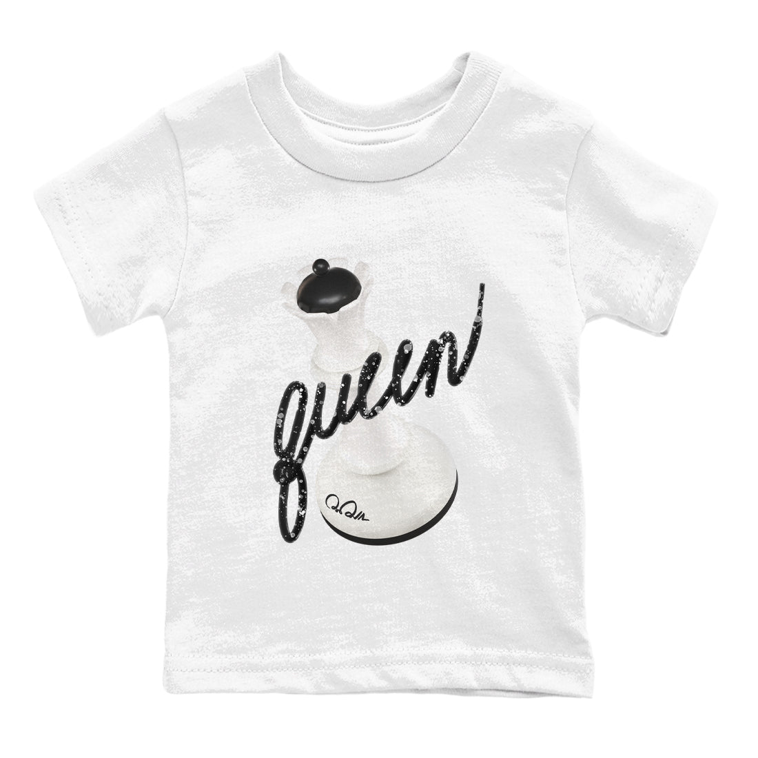 5s Sail shirt to match jordans 3D Queen sneaker tees Air Jordan 5 Sail Drip Gear Zone baby toddler White 2 cotton Shirt