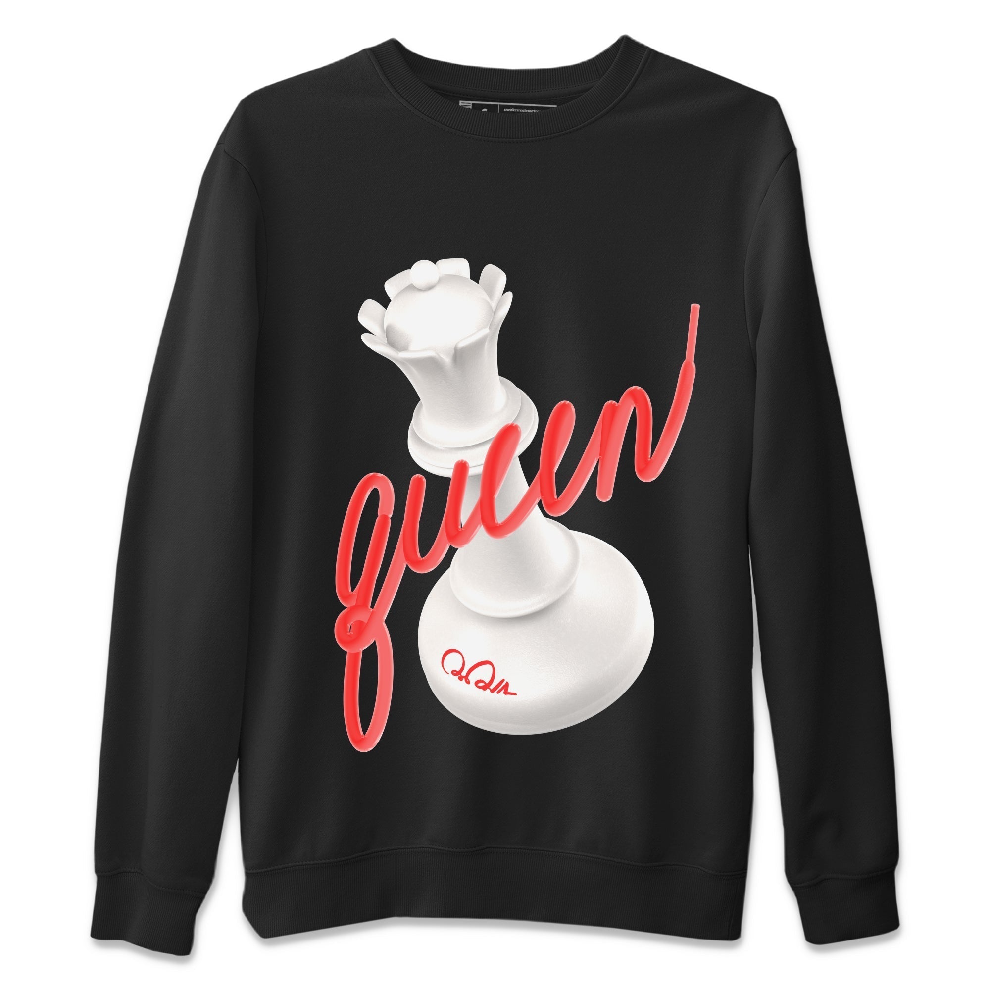 Air Jordan 7 Infrared Sneaker Match Tees 3D Queen Streetwear Sneaker Shirt AJ7 Infrared Sneaker Release Tees Unisex Shirts Black 2