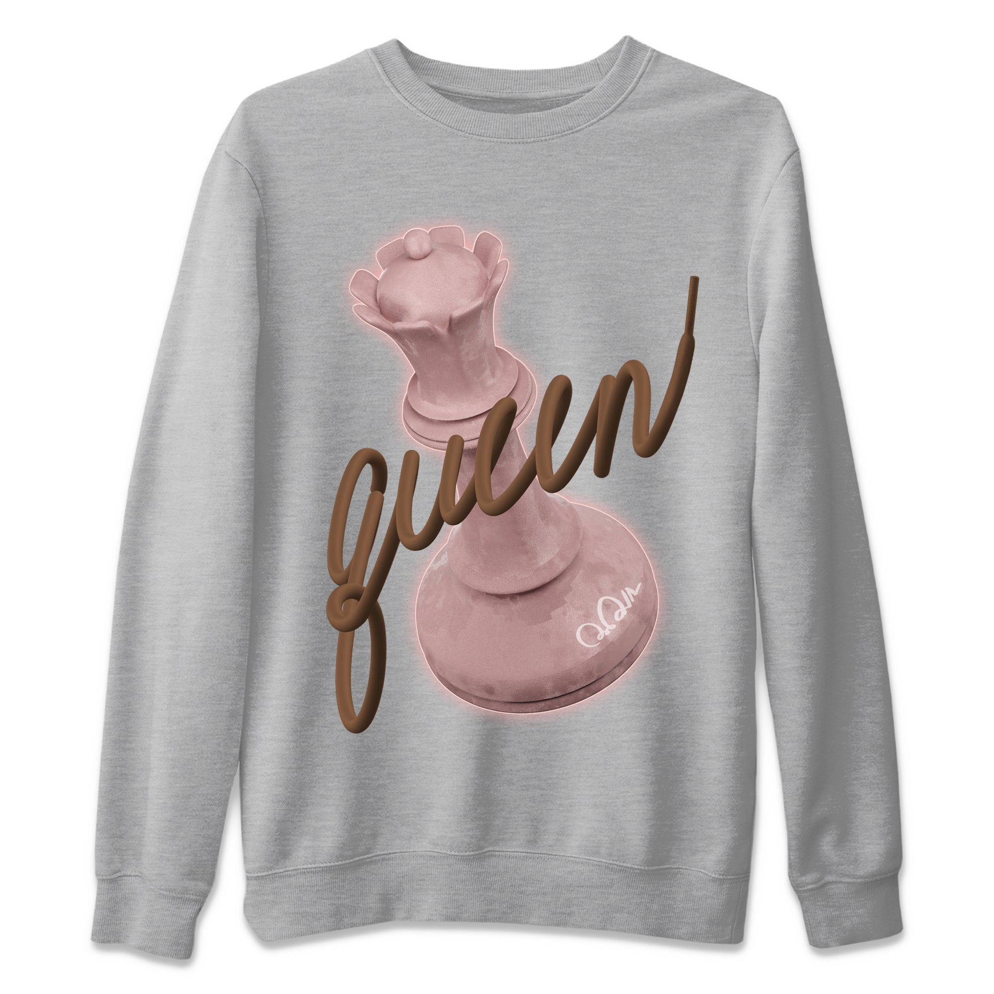 Air More Uptempo Valentines Day Shirt To Match Jordans 3D Queen Sneaker Tees Nike Uptempo Valentines Day Drip Gear Zone Sneaker Matching Clothing Unisex Shirts Heather Grey 2