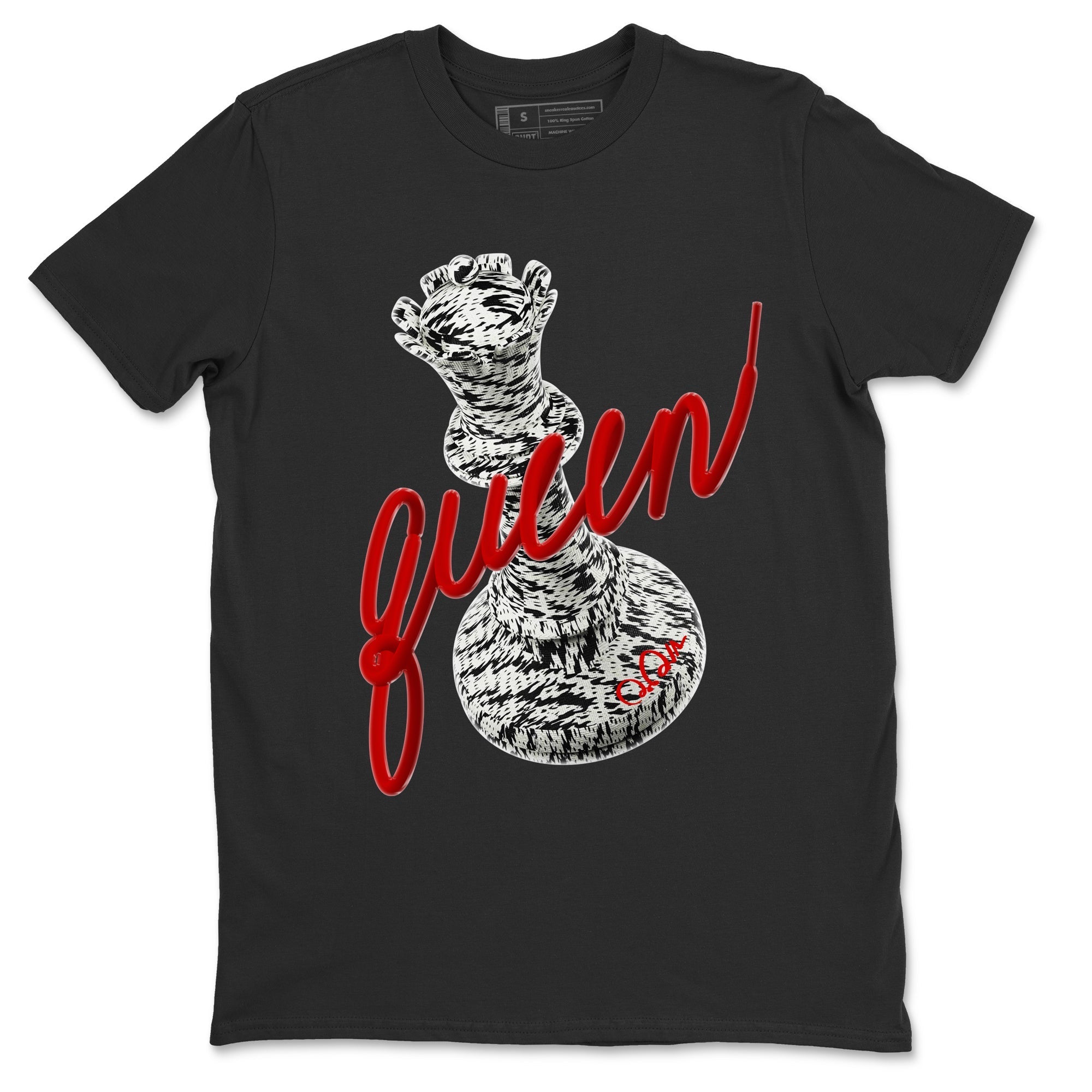 Yeezy 350 Zebra Sneaker Match Tees 3D Queen Streetwear Sneaker Shirt Yeezy Boost 350 V2 Zebra Sneaker Release Tees Unisex Shirts Black 2