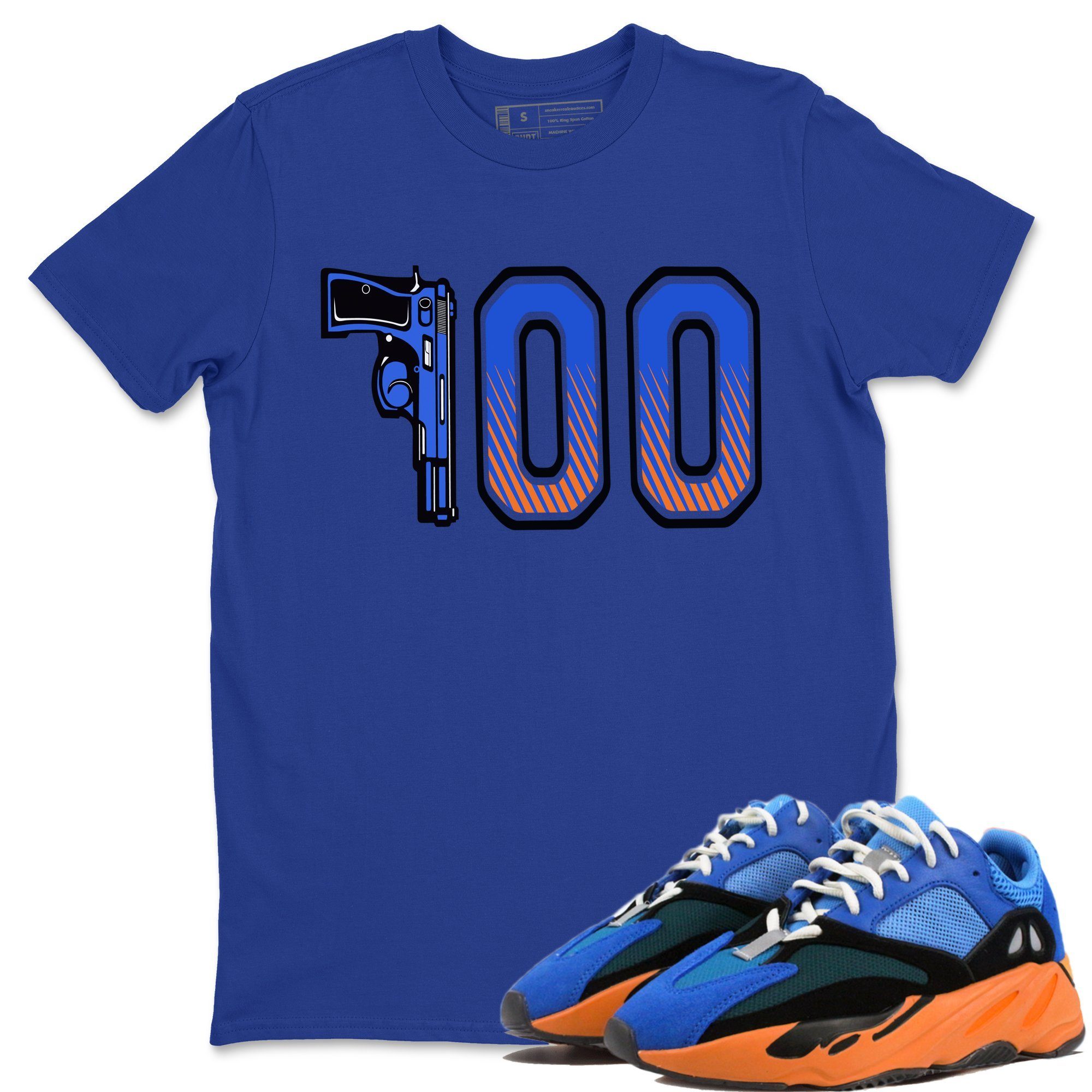 Yeezy 700 Bright Blue Shirt To Match Jordans Number 700 Sneaker Tees Yeezy 700 Bright Blue Drip Gear Zone Sneaker Matching Clothing Unisex Shirts
