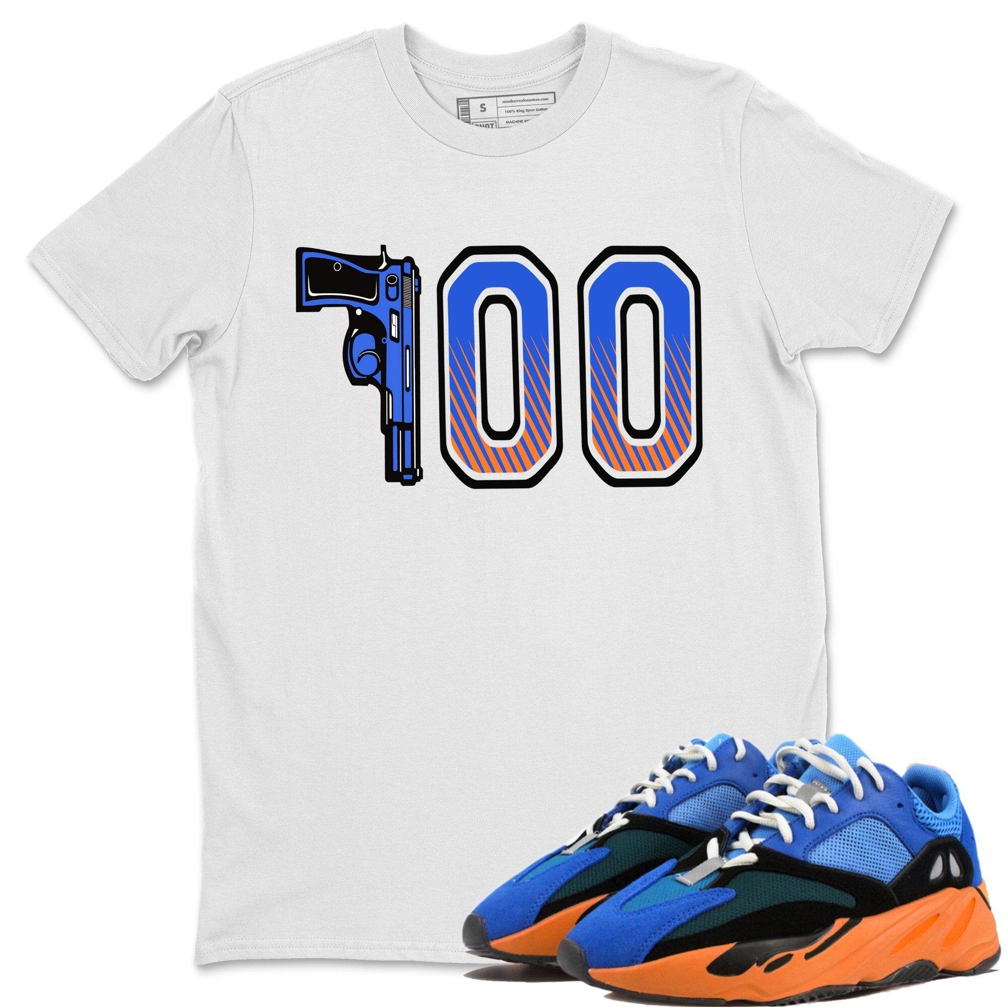 Yeezy 700 Bright Blue Shirt To Match Jordans Number 700 Sneaker Tees Yeezy 700 Bright Blue Drip Gear Zone Sneaker Matching Clothing Unisex Shirts