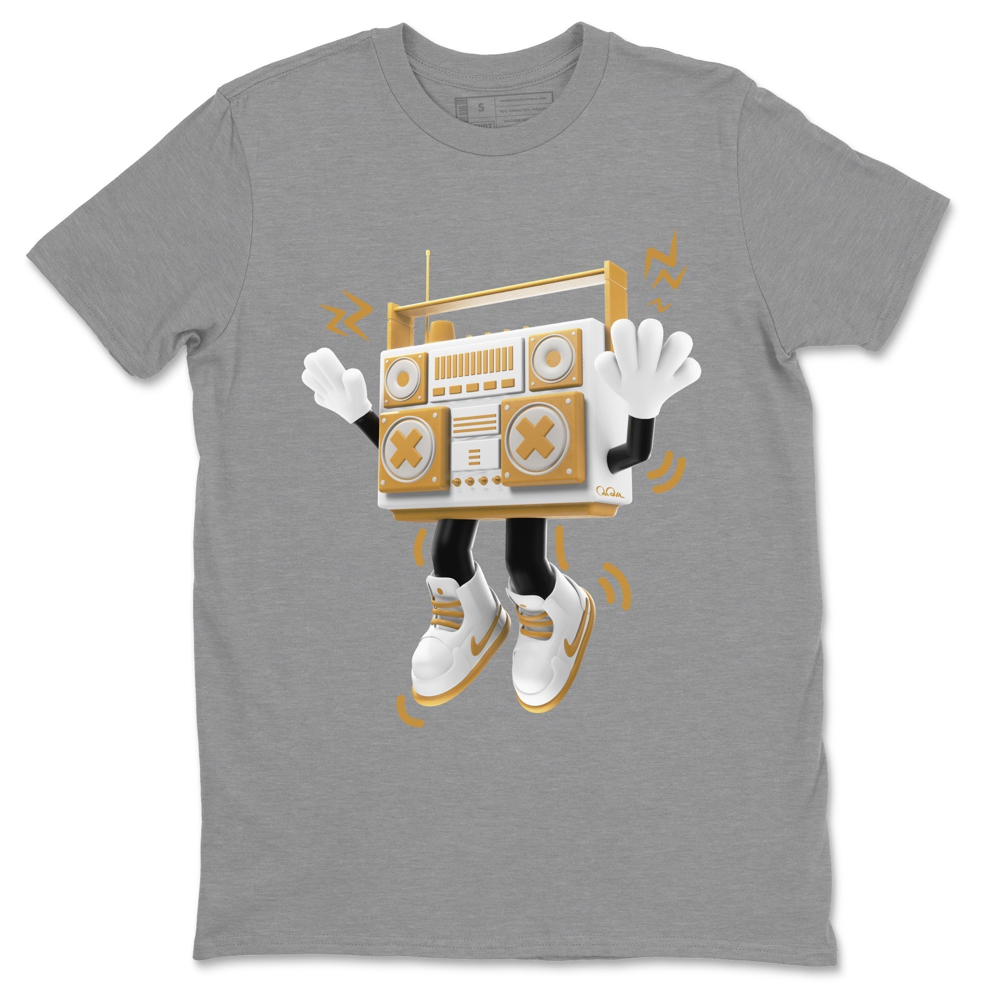 Air Jordan 13 Wheat Sneaker Match Tees 90s Radio Boy Streetwear Sneaker Shirt AJ13 Wheat Sneaker Release Tees Unisex Shirts Heather Grey 2