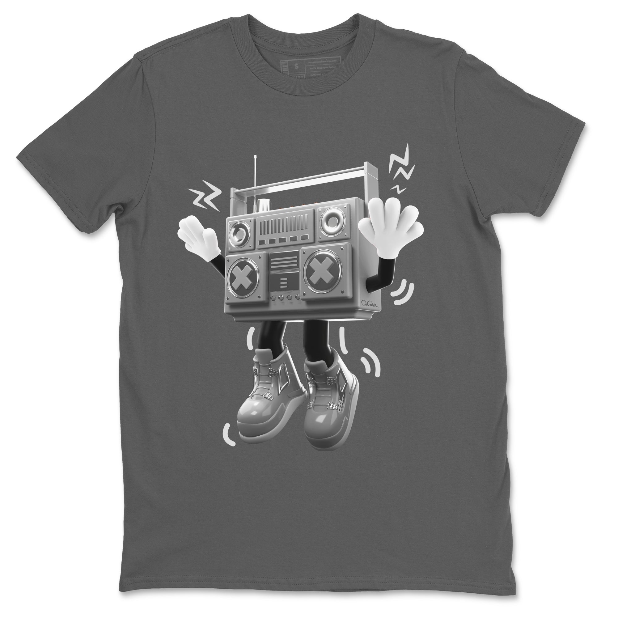 Air Jordan 4 Frozen Moments shirt to match jordans 90s Radio Boy Streetwear Sneaker Shirt AJ4 Frozen Moments Drip Gear Zone Sneaker Matching Clothing Unisex Cool Grey 2 T-Shirt