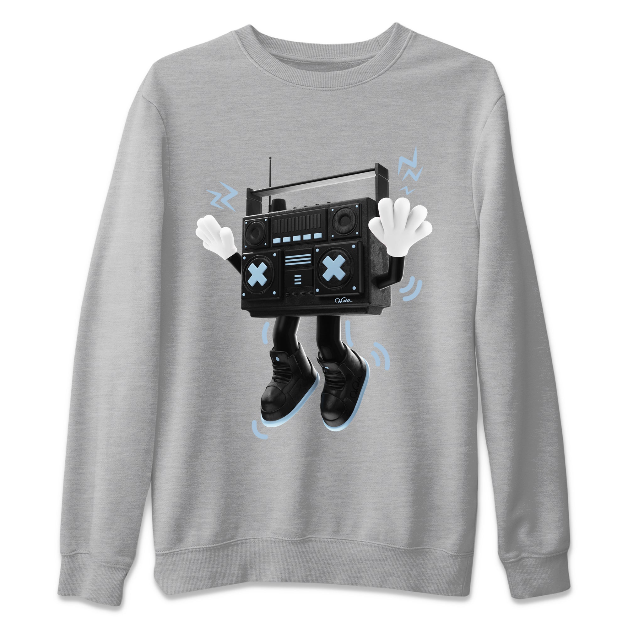 Air Jordan 7 Chambray Sneaker Match Tees 90s Radio Boy Streetwear Sneaker Shirt AJ7 Chambray Sneaker Release Tees Unisex Shirts Heather Grey 2