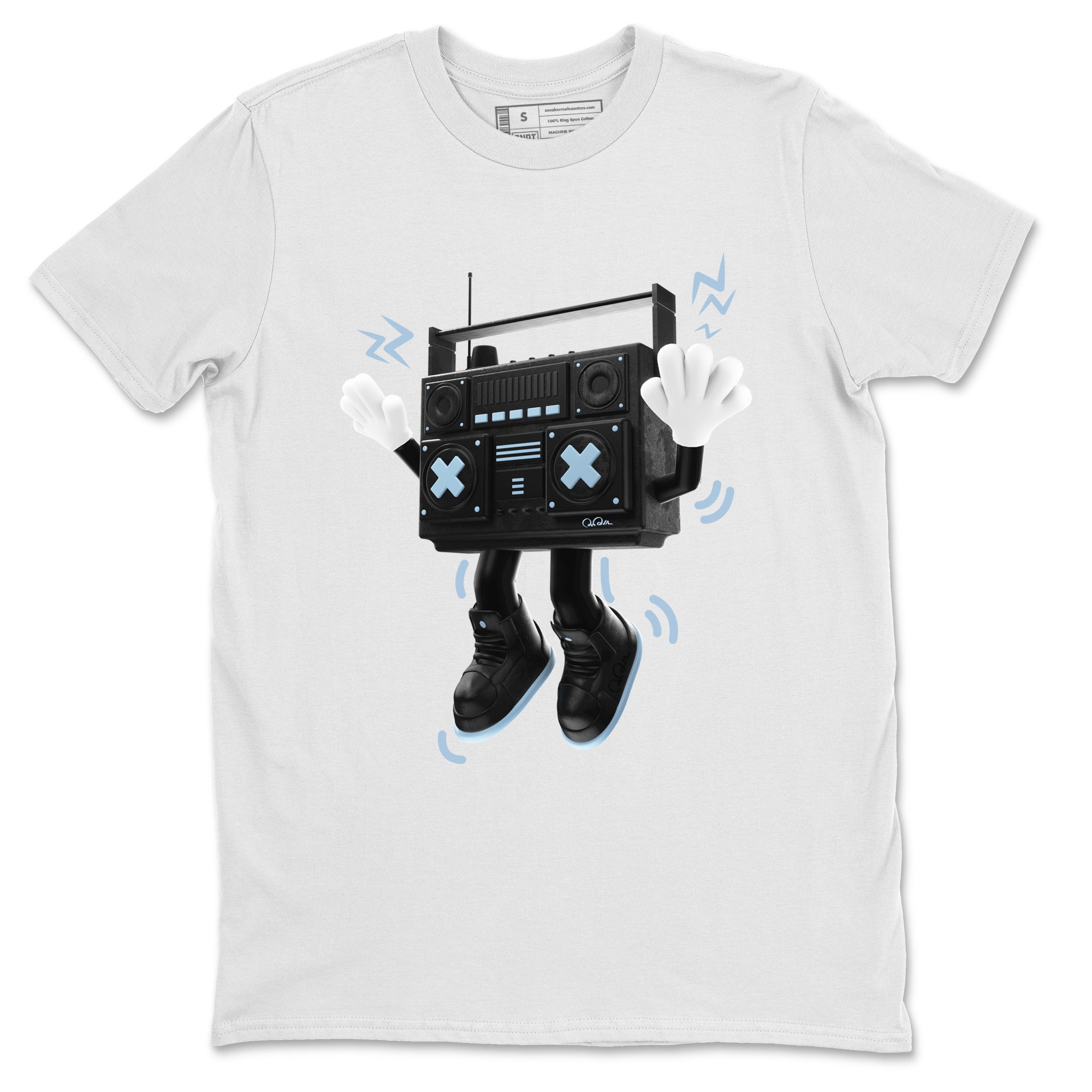 Air Jordan 7 Chambray Sneaker Match Tees 90s Radio Boy Streetwear Sneaker Shirt AJ7 Chambray Sneaker Release Tees Unisex Shirts White 2