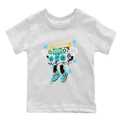Dunk Chunky Dunky Drip Gear Zone 90s Radio Boy Sneaker Tees Nike SB Ben's Jerrys Sneaker Release Tees Kids Shirts White 2