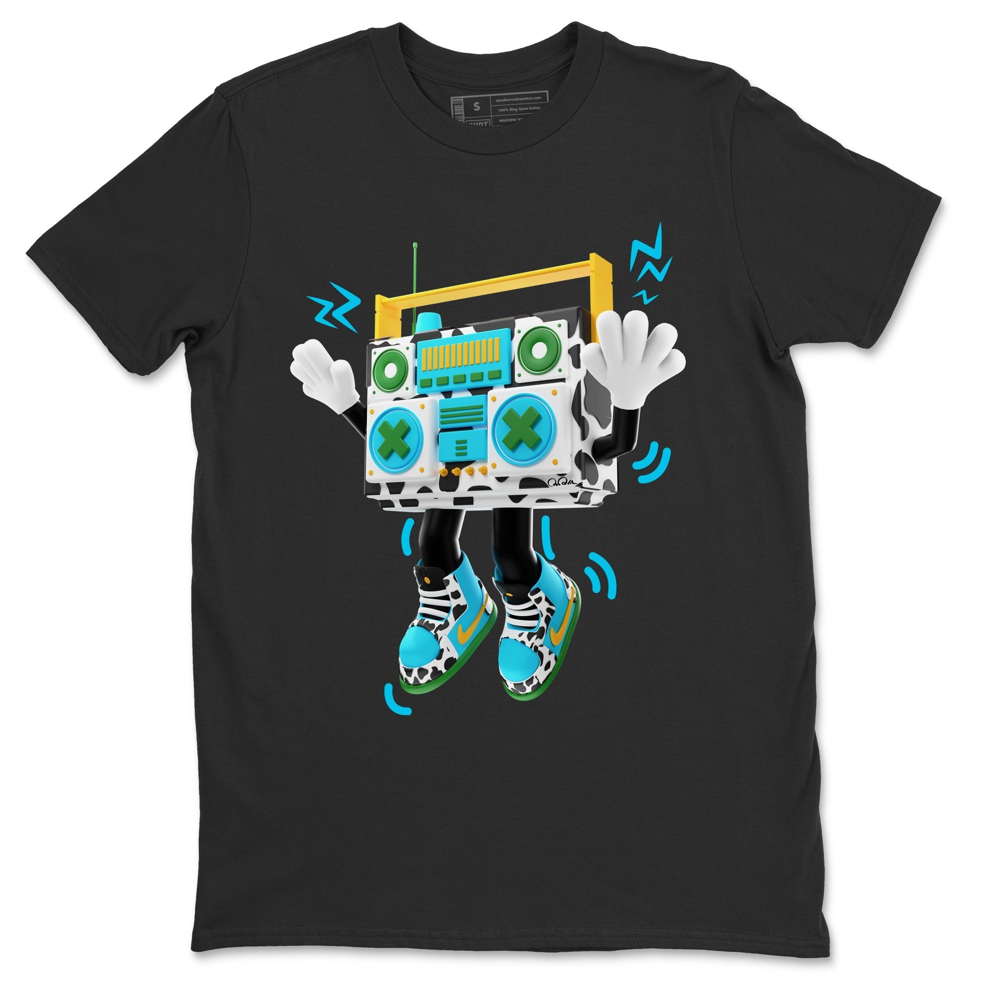 Dunk Chunky Dunky Drip Gear Zone 90s Radio Boy Sneaker Tees Nike SB Ben's Jerrys Sneaker Release Tees Unisex Shirts Black 2