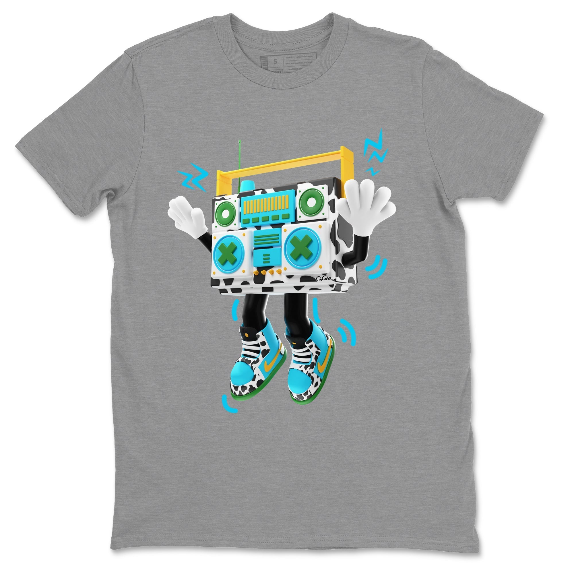 Dunk Chunky Dunky Drip Gear Zone 90s Radio Boy Sneaker Tees Nike SB Ben's Jerrys Sneaker Release Tees Unisex Shirts Heather Grey 2