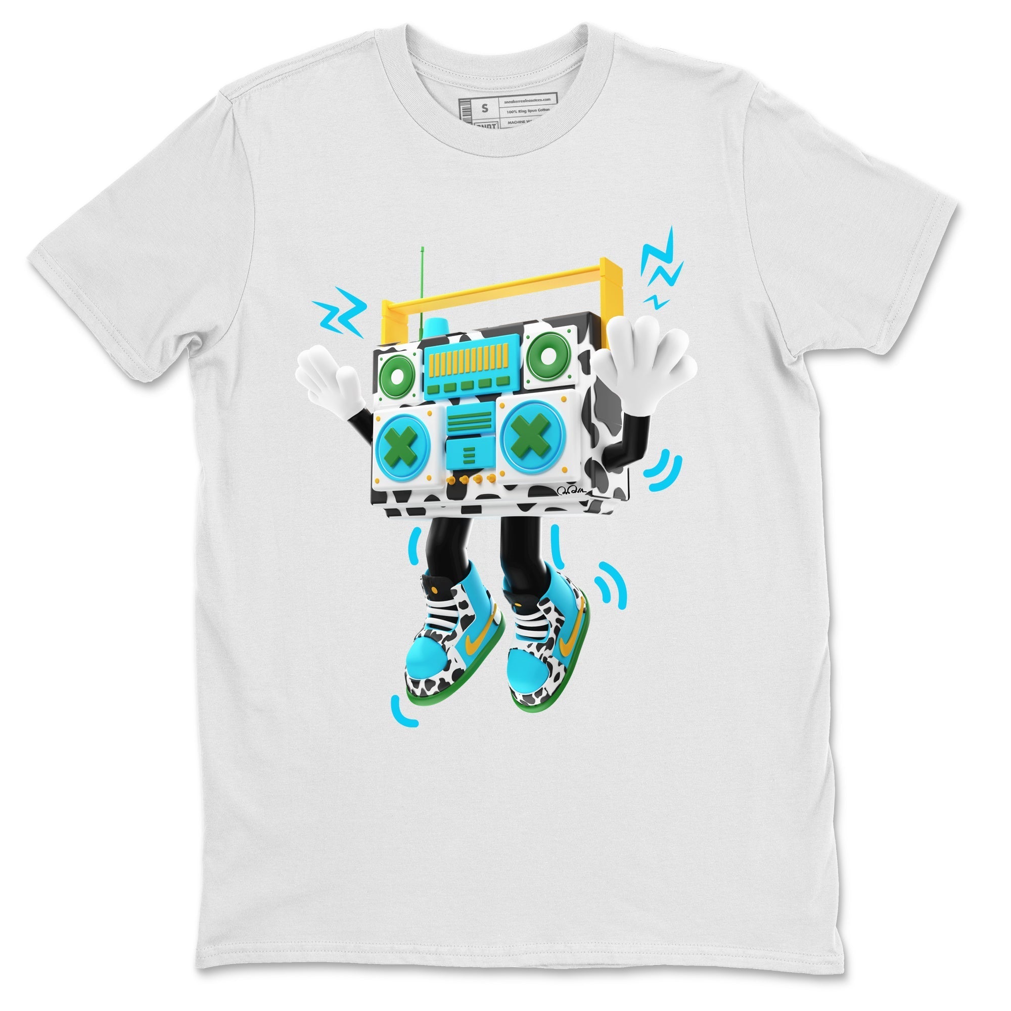 Dunk Chunky Dunky Drip Gear Zone 90s Radio Boy Sneaker Tees Nike SB Ben's Jerrys Sneaker Release Tees Unisex Shirts White 2
