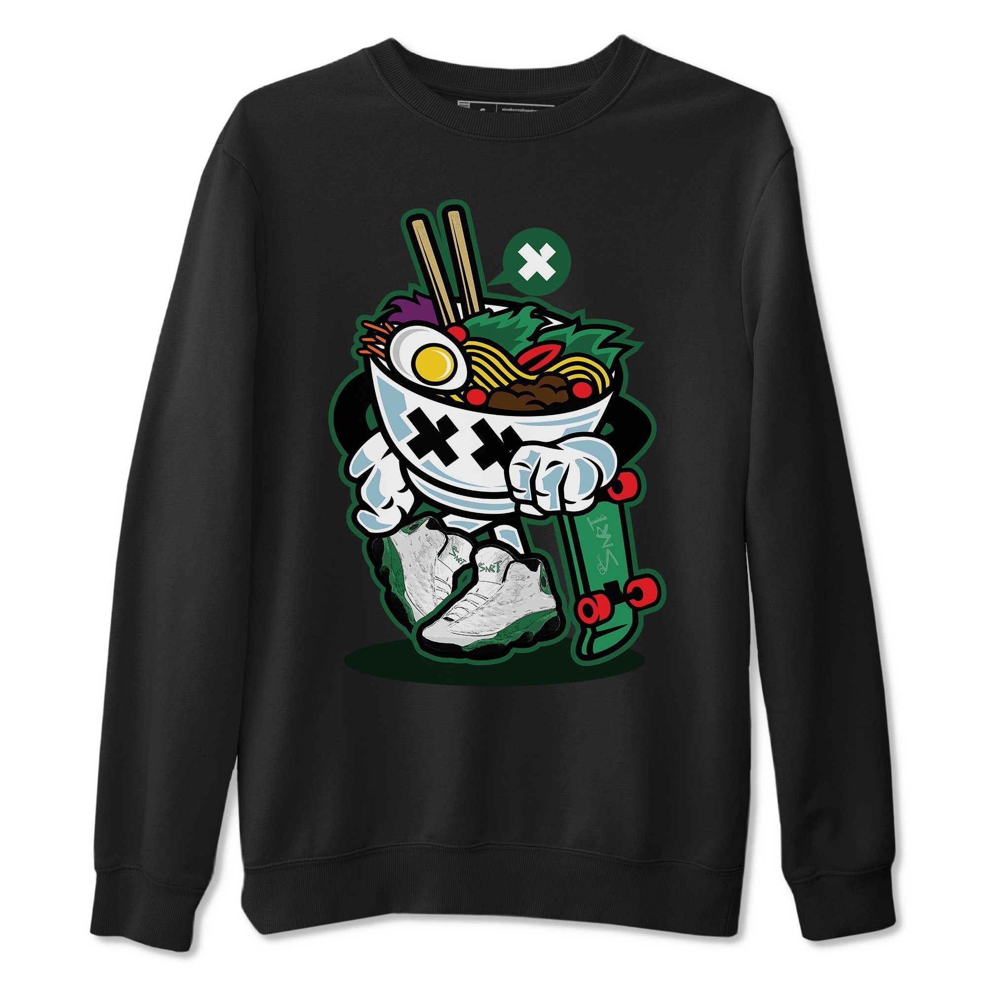 Jordan 13 Lucky Green Shirt To Match Jordans Ramen Style Sneaker Tees Jordan 13 Lucky Green Drip Gear Zone Sneaker Matching Clothing Unisex Shirts