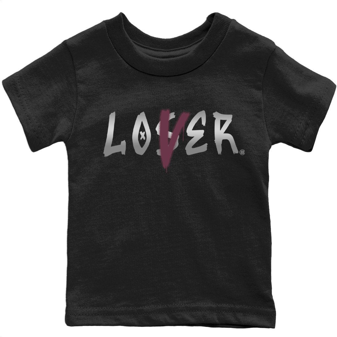 Jordan 1 Bordeaux Sneaker Matching T-Shirt Loser Lover Sneaker Tees Jordan 1 Bordeaux Sneaker Release Tees Kids Shirts
