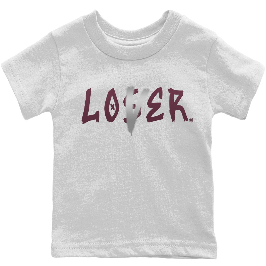 Jordan 1 Bordeaux Sneaker Matching T-Shirt Loser Lover Sneaker Tees Jordan 1 Bordeaux Sneaker Release Tees Kids Shirts