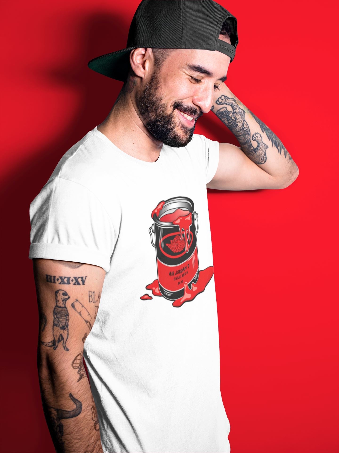 Jordan 9 Chile Red Shirt To Match Jordans Bucket Sneaker Tees Jordan 9 Chile Red Drip Gear Zone Sneaker Matching Clothing Unisex Shirts