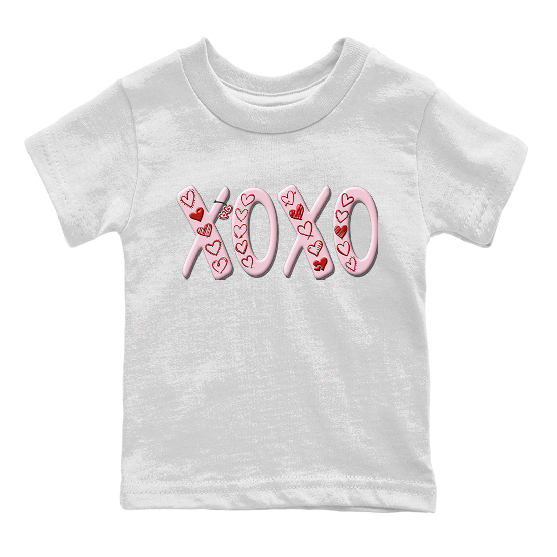 Air Force 1 Valentines Day Sneaker Match Tees XOXO Sneaker Tees Air Force 1 Valentines Day Jordan to match sneaker T-Shirt Kids Shirts