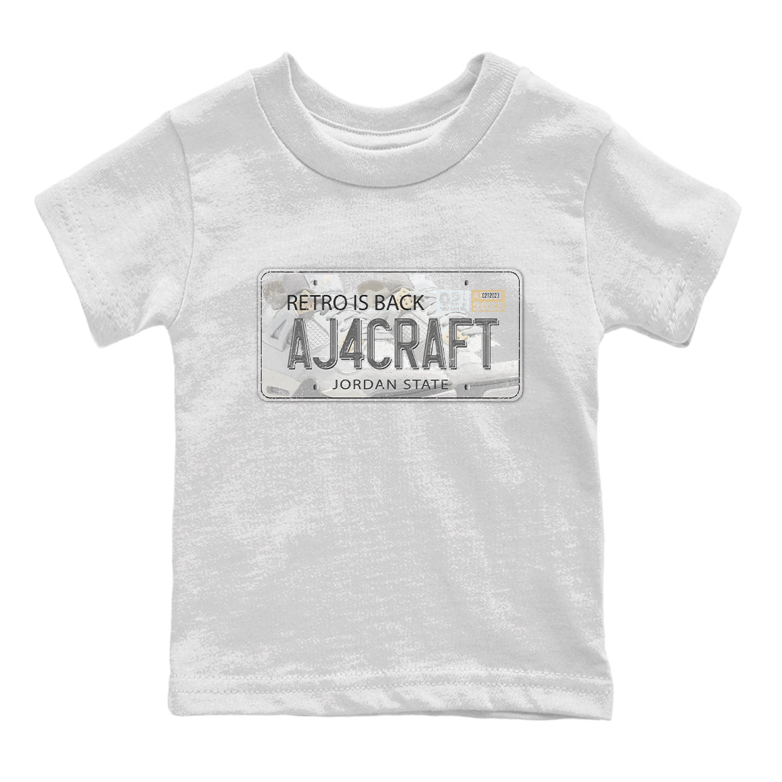 Jordan 4 Craft Sneaker Matching T-Shirt Jordan Plate Sneaker Tees Jordan 4 Craft Sneaker Release Tees Kids Shirts