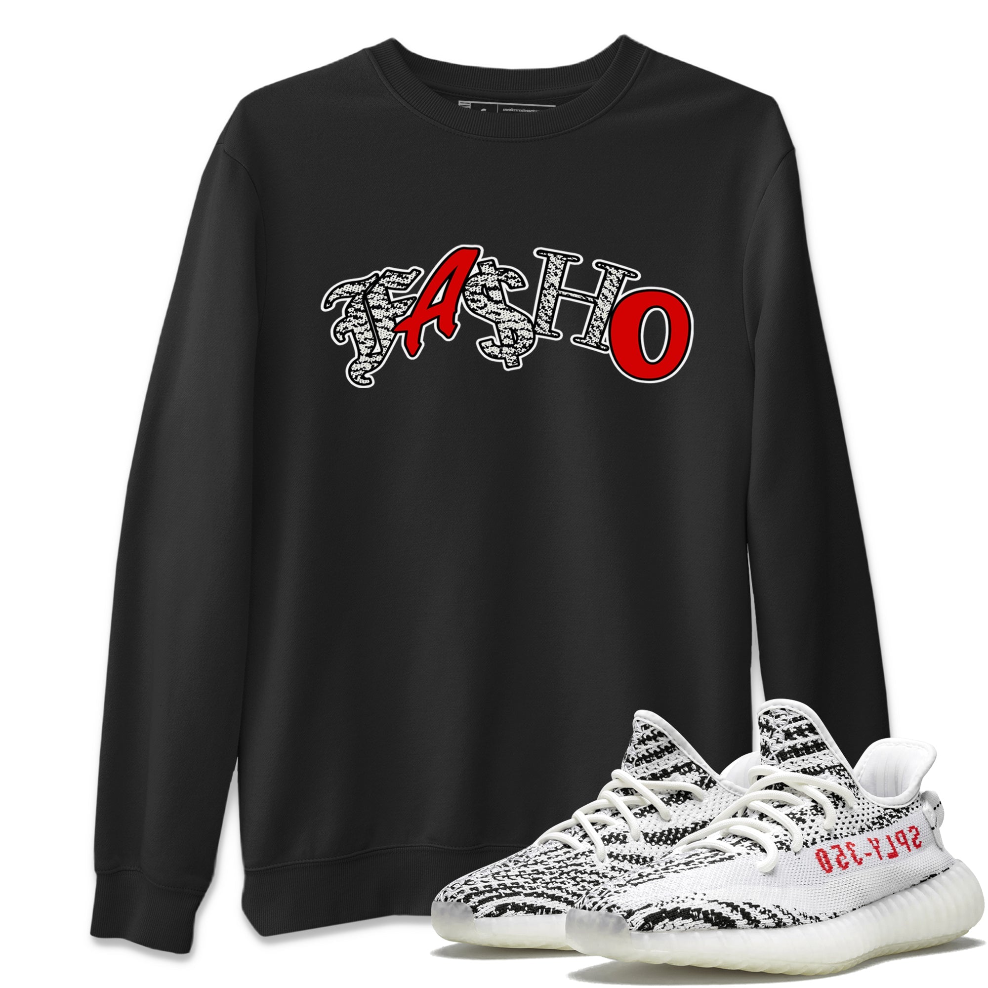 Yeezy 350 Zebra Sneaker Match Tees Fasho Streetwear Sneaker Shirt Yeezy Boost 350 V2 Zebra Sneaker Release Tees Unisex Shirts Black 1