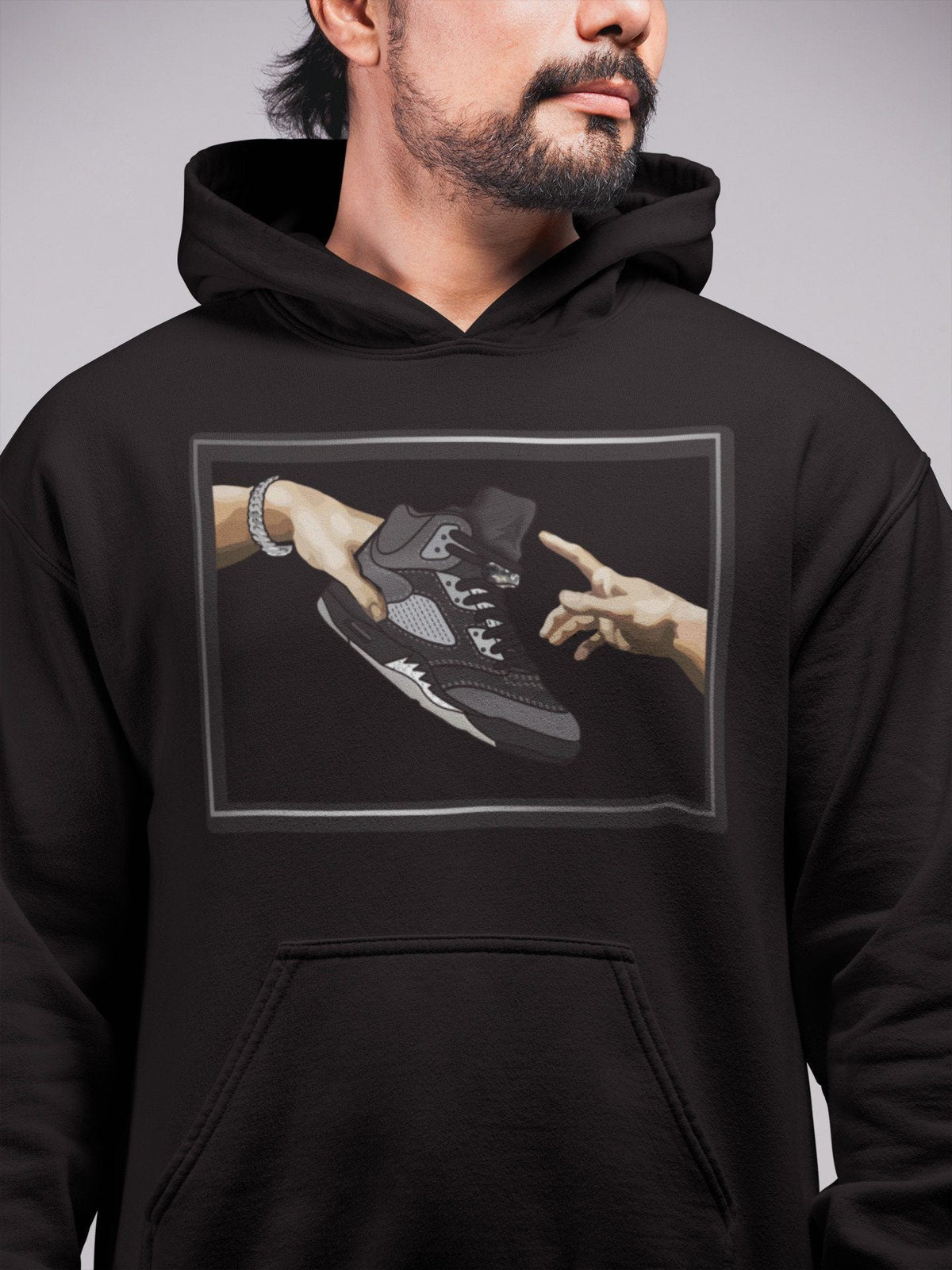Jordan 5 Anthracite Shirt To Match Jordans Adam's Creation Sneaker Tees Jordan 5 Anthracite Drip Gear Zone Sneaker Matching Clothing Unisex Shirts