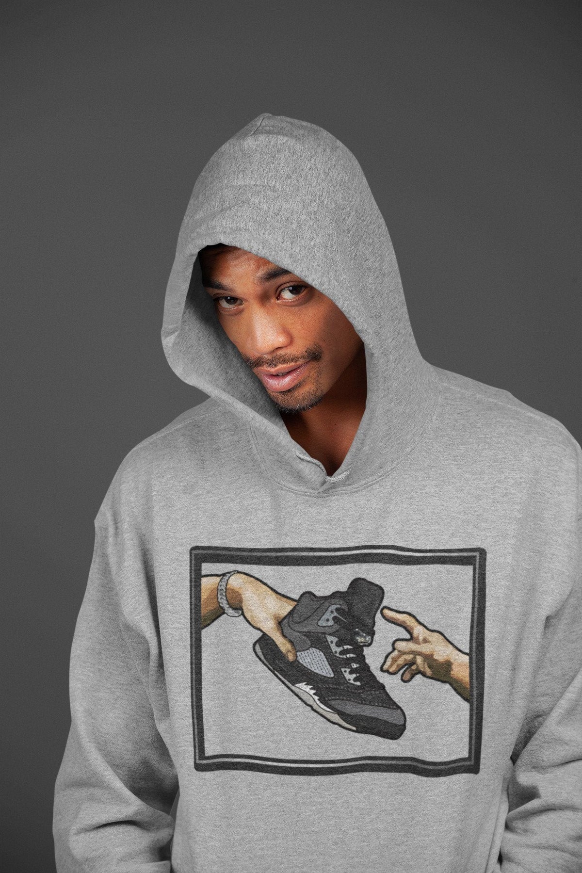 Jordan 5 Anthracite Shirt To Match Jordans Adam's Creation Sneaker Tees Jordan 5 Anthracite Drip Gear Zone Sneaker Matching Clothing Unisex Shirts