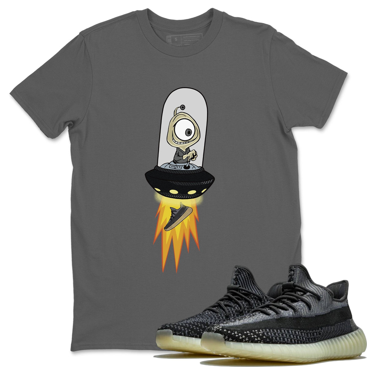 Yeezy 350 Carbon Asriel Shirt To Match Jordans Alien Sneaker Tees Yeezy 350 Carbon Asriel Drip Gear Zone Sneaker Matching Clothing Unisex Shirts