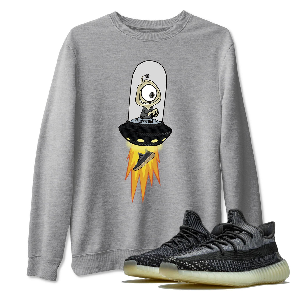 Yeezy 350 Carbon Asriel Shirt To Match Jordans Alien Sneaker Tees Yeezy 350 Carbon Asriel Drip Gear Zone Sneaker Matching Clothing Unisex Shirts