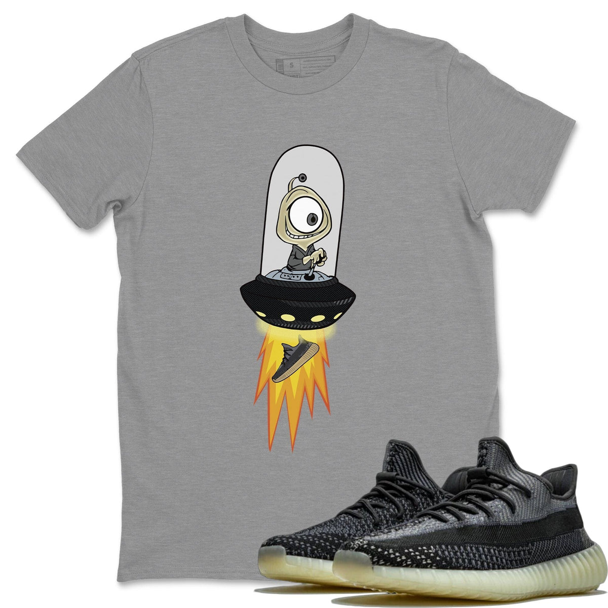 Yeezy 350 Carbon Asriel Shirt To Match Jordans Alien Sneaker Tees Yeezy 350 Carbon Asriel Drip Gear Zone Sneaker Matching Clothing Unisex Shirts