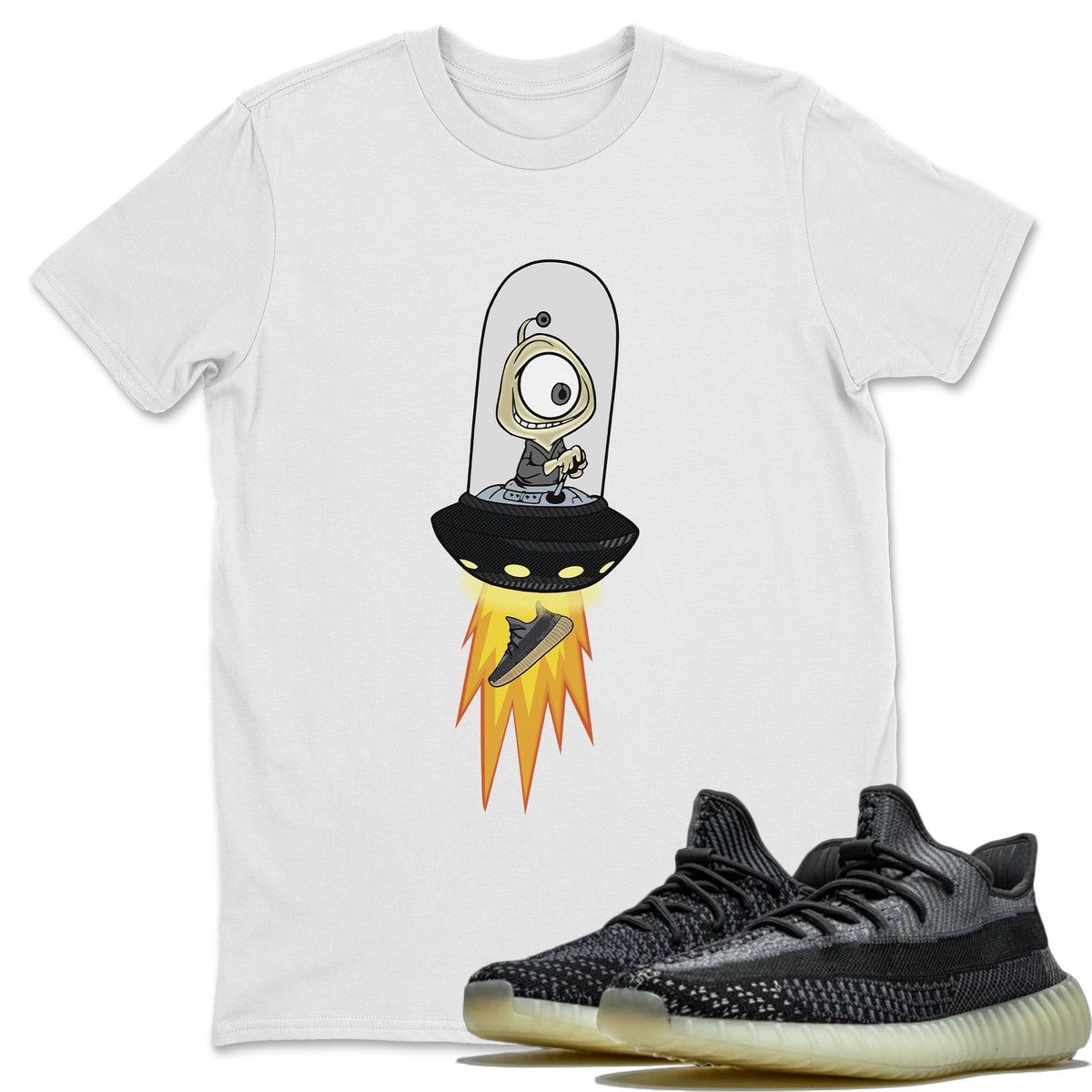 Yeezy 350 Carbon Asriel Shirt To Match Jordans Alien Sneaker Tees Yeezy 350 Carbon Asriel Drip Gear Zone Sneaker Matching Clothing Unisex Shirts