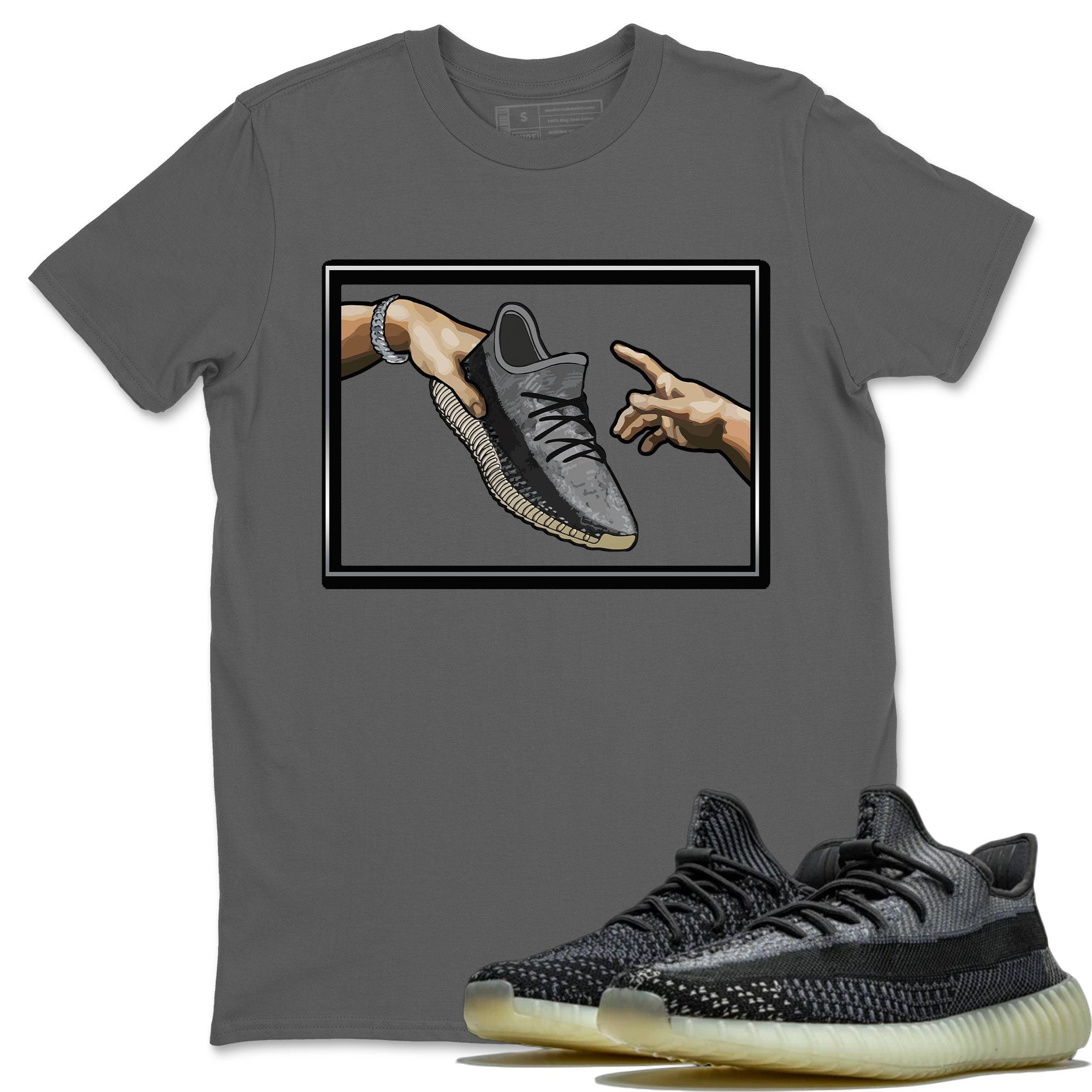 Yeezy 350 Carbon Asriel Shirt To Match Jordans Adam's Creation Sneaker Tees Yeezy 350 Carbon Asriel Drip Gear Zone Sneaker Matching Clothing Unisex Shirts