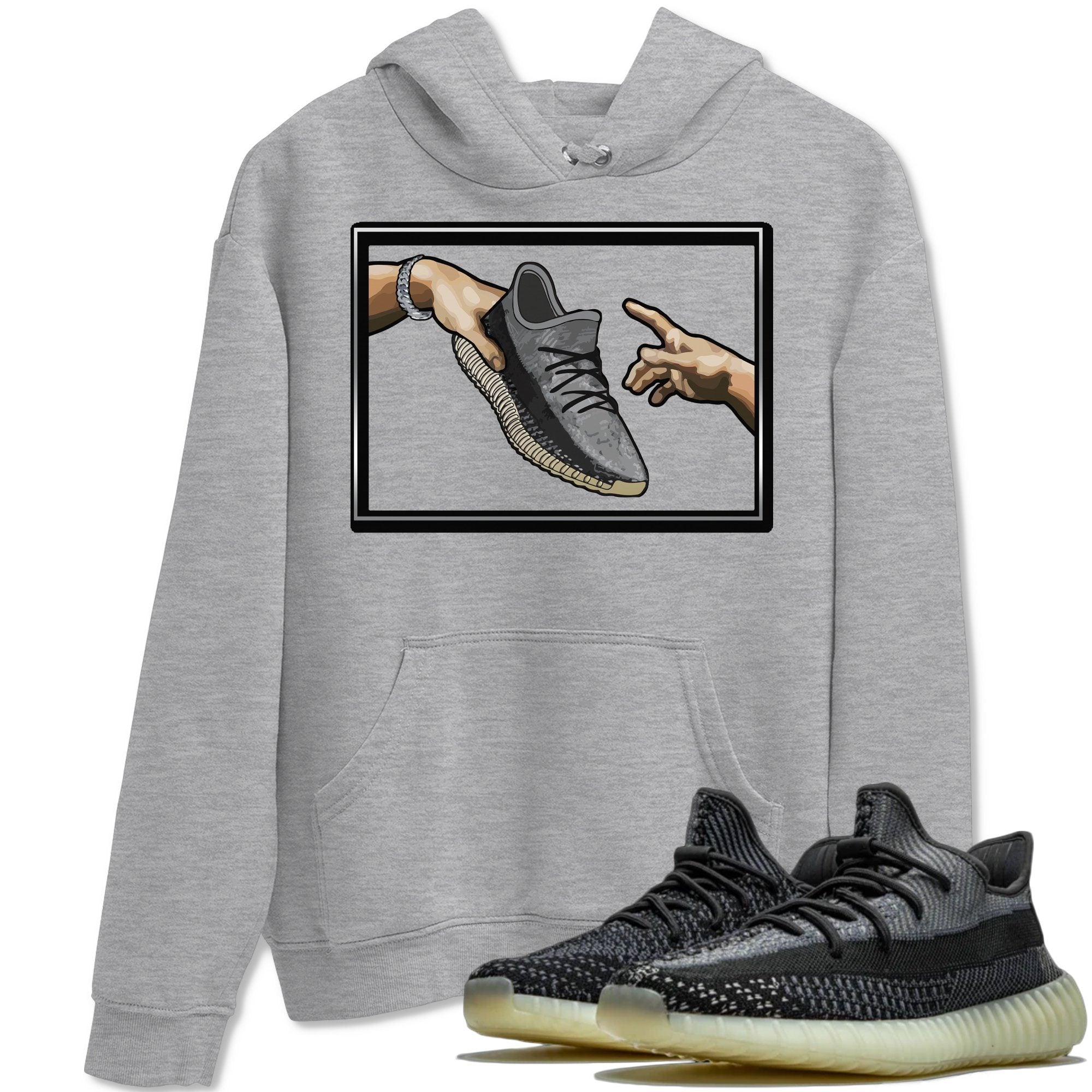 Yeezy 350 Carbon Asriel Shirt To Match Jordans Adam's Creation Sneaker Tees Yeezy 350 Carbon Asriel Drip Gear Zone Sneaker Matching Clothing Unisex Shirts