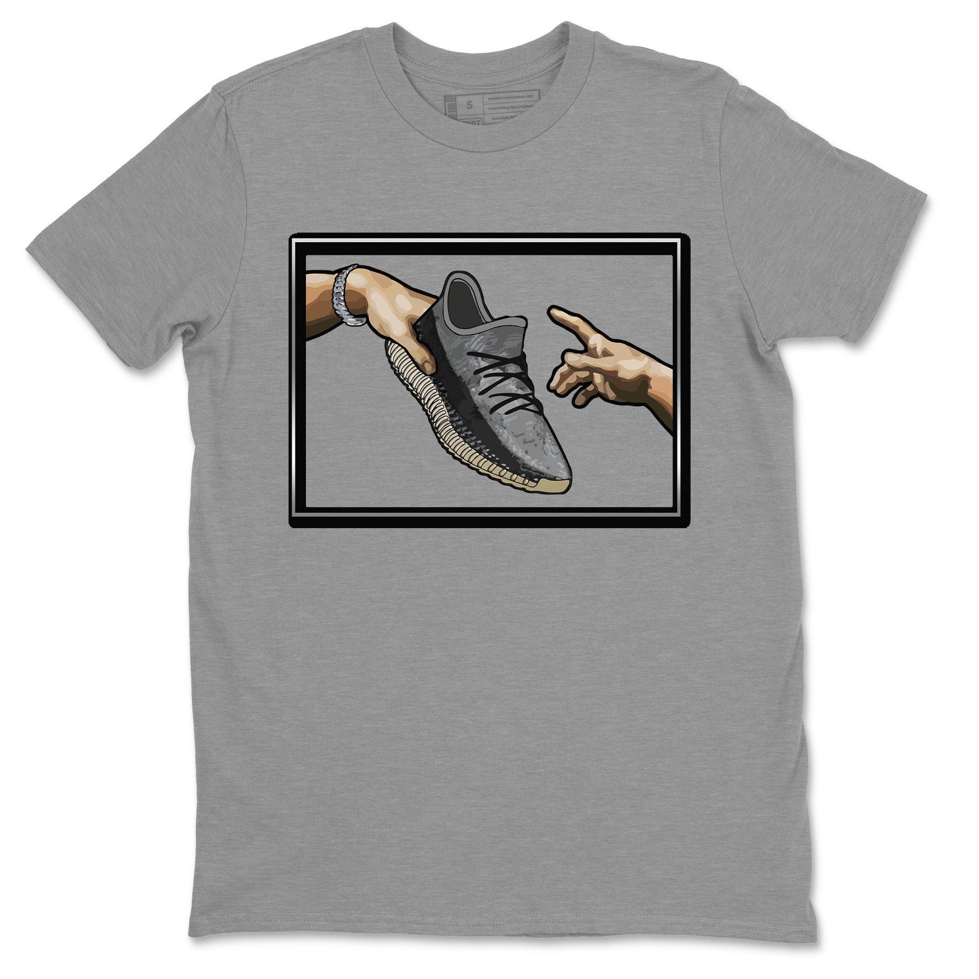 Yeezy 350 Carbon Asriel Shirt To Match Jordans Adam's Creation Sneaker Tees Yeezy 350 Carbon Asriel Drip Gear Zone Sneaker Matching Clothing Unisex Shirts