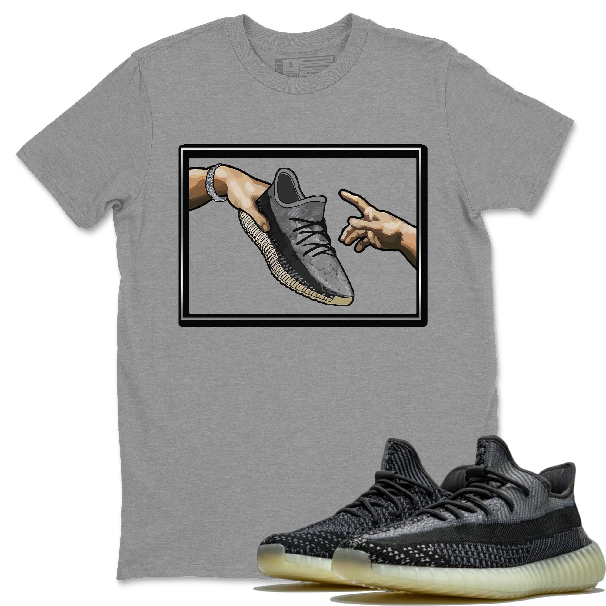 Yeezy 350 Carbon Asriel Shirt To Match Jordans Adam's Creation Sneaker Tees Yeezy 350 Carbon Asriel Drip Gear Zone Sneaker Matching Clothing Unisex Shirts
