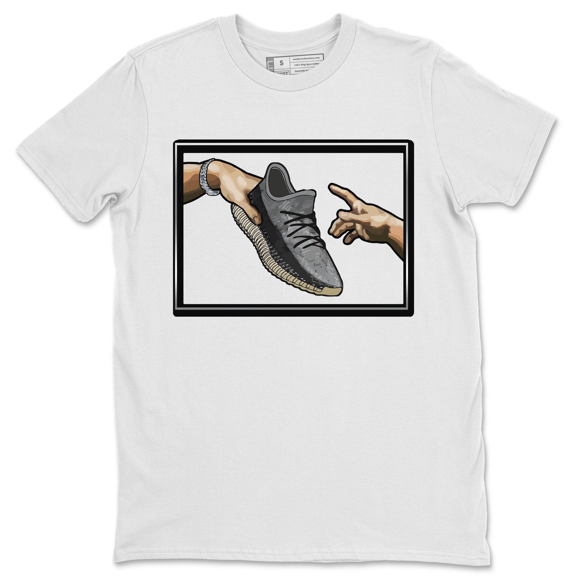 Yeezy 350 Carbon Asriel Shirt To Match Jordans Adam's Creation Sneaker Tees Yeezy 350 Carbon Asriel Drip Gear Zone Sneaker Matching Clothing Unisex Shirts