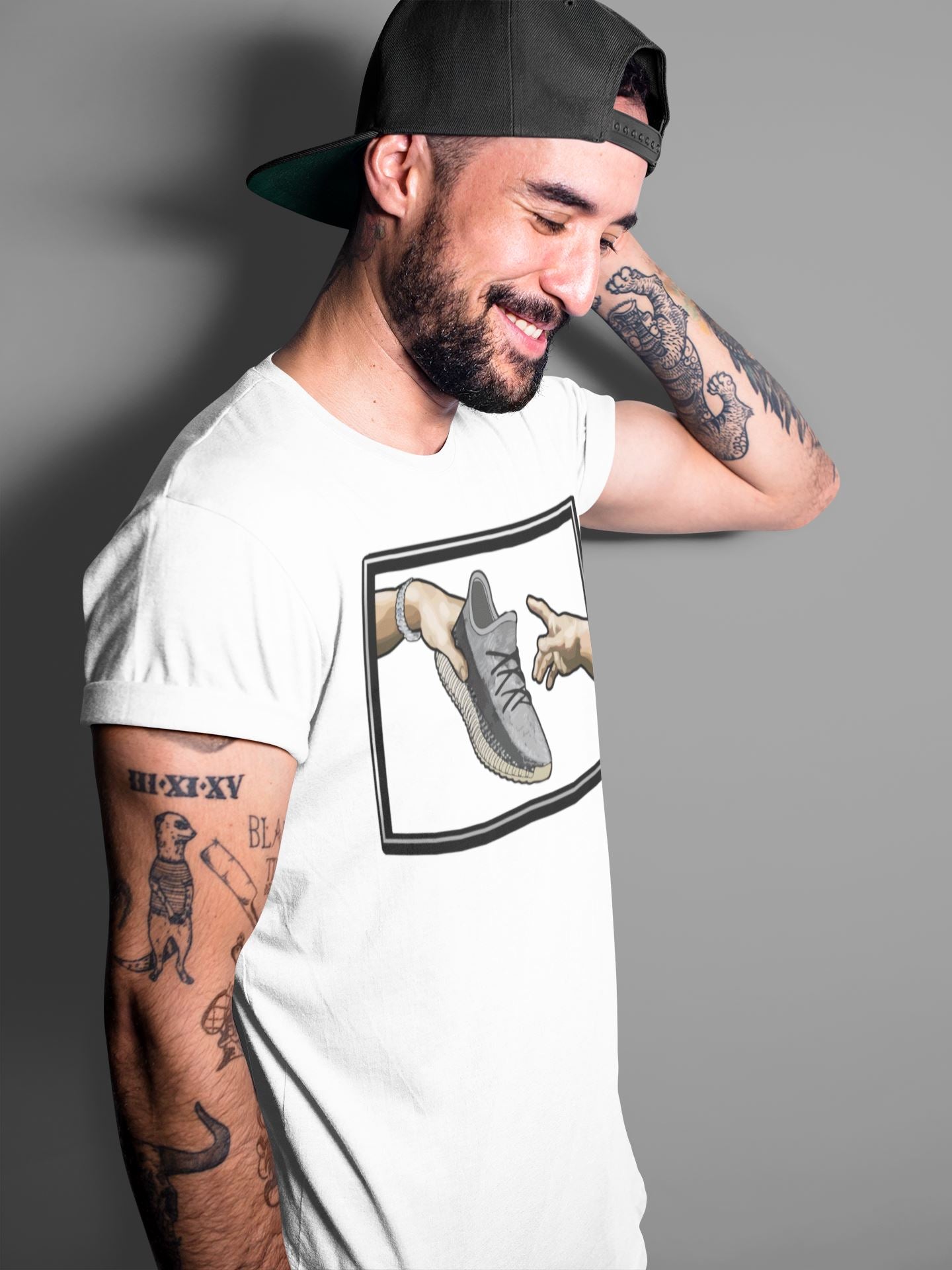 Yeezy 350 Carbon Asriel Shirt To Match Jordans Adam's Creation Sneaker Tees Yeezy 350 Carbon Asriel Drip Gear Zone Sneaker Matching Clothing Unisex Shirts