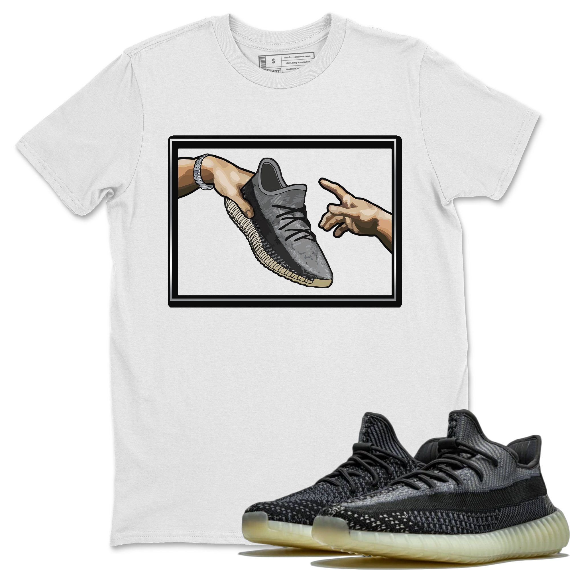 Yeezy 350 Carbon Asriel Shirt To Match Jordans Adam's Creation Sneaker Tees Yeezy 350 Carbon Asriel Drip Gear Zone Sneaker Matching Clothing Unisex Shirts