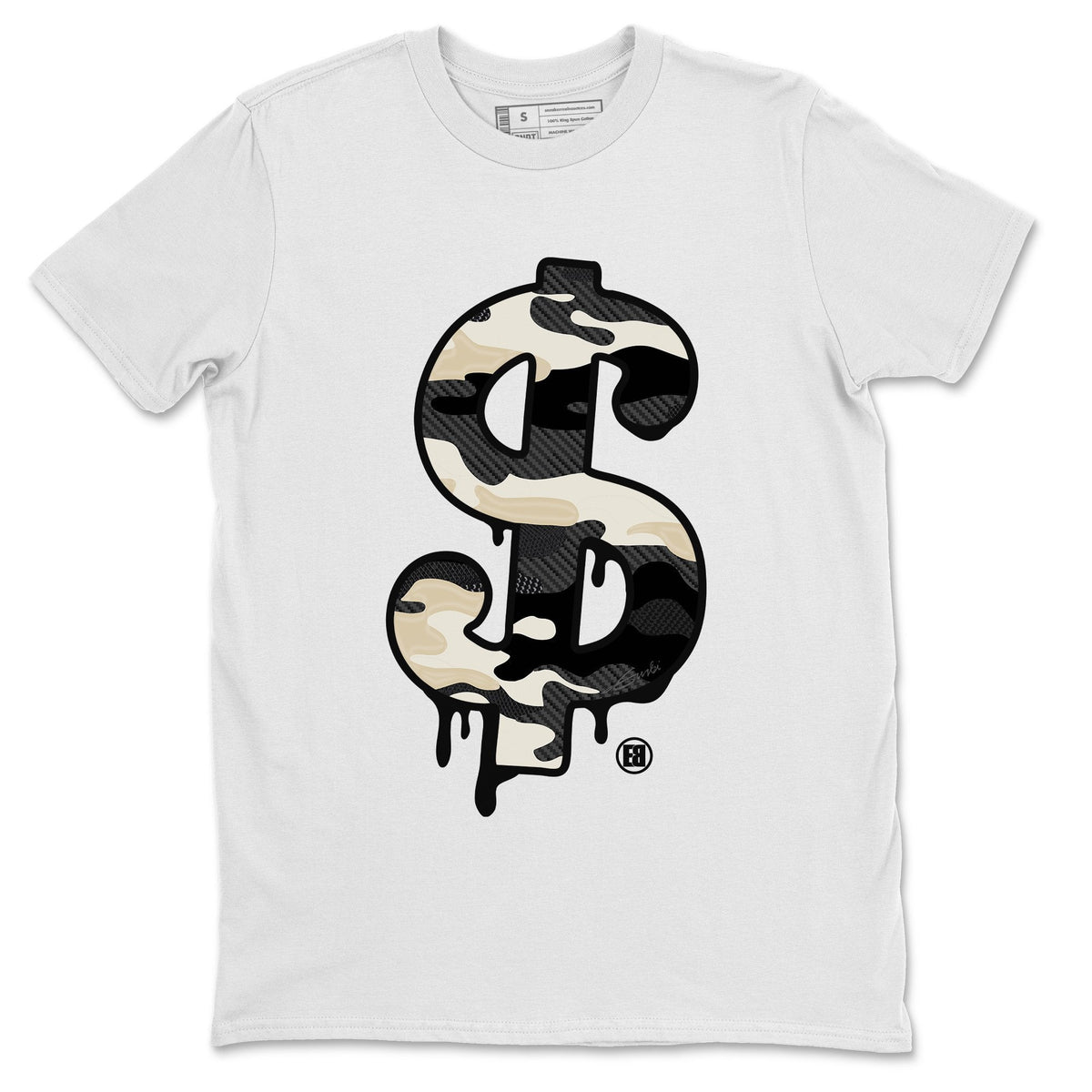 Yeezy 350 Carbon Asriel Shirt To Match Jordans Dollar Camo Sneaker Tees Yeezy 350 Carbon Asriel Drip Gear Zone Sneaker Matching Clothing Unisex Shirts
