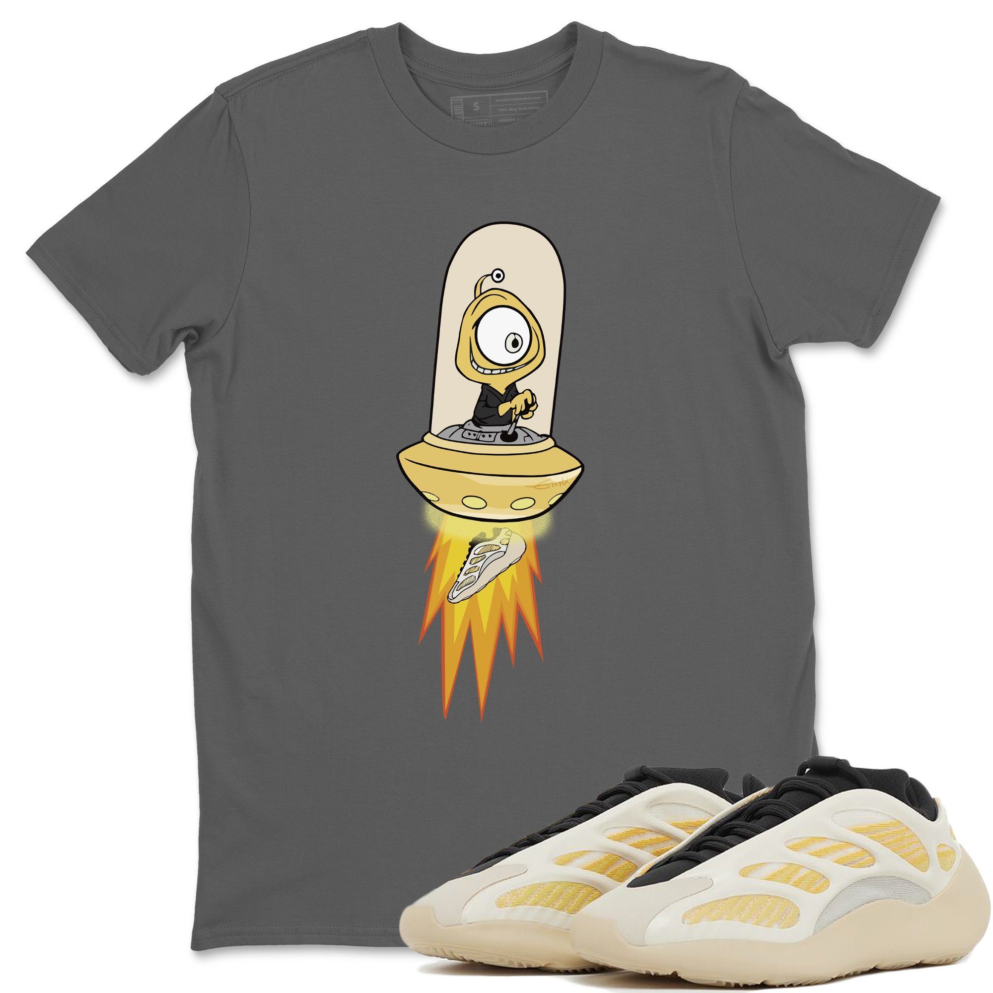 Yeezy 700 Safflower Shirt To Match Jordans Alien Sneaker Tees Yeezy 700 Safflower Drip Gear Zone Sneaker Matching Clothing Unisex Shirts