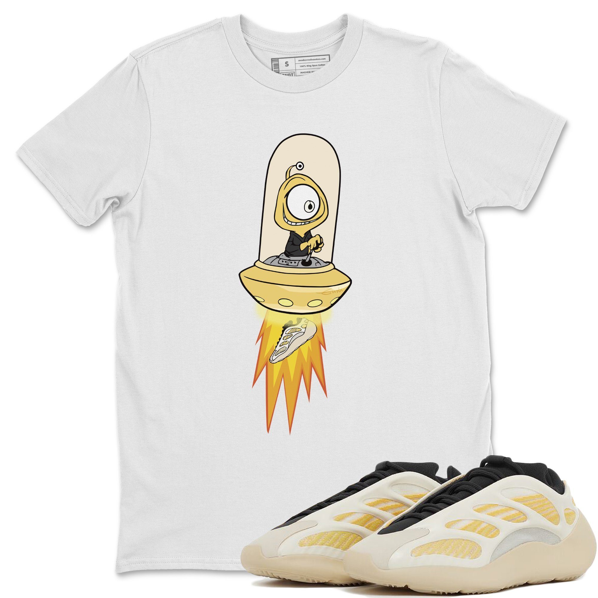 Yeezy 700 Safflower Shirt To Match Jordans Alien Sneaker Tees Yeezy 700 Safflower Drip Gear Zone Sneaker Matching Clothing Unisex Shirts