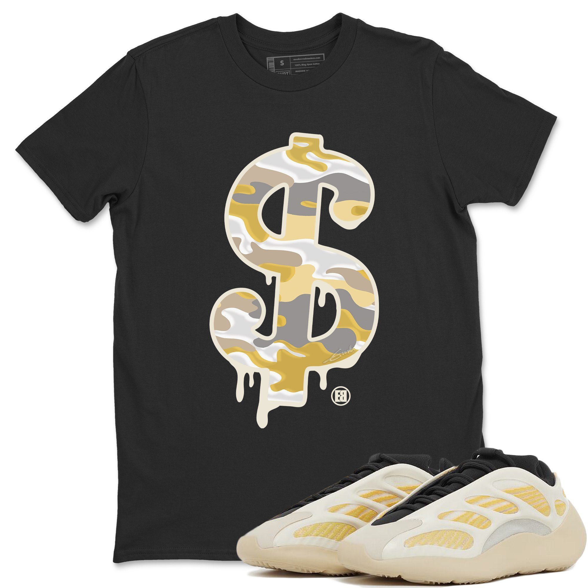 Yeezy 700 Safflower Shirt To Match Jordans Dollar Camo Sneaker Tees Yeezy 700 Safflower Drip Gear Zone Sneaker Matching Clothing Unisex Shirts