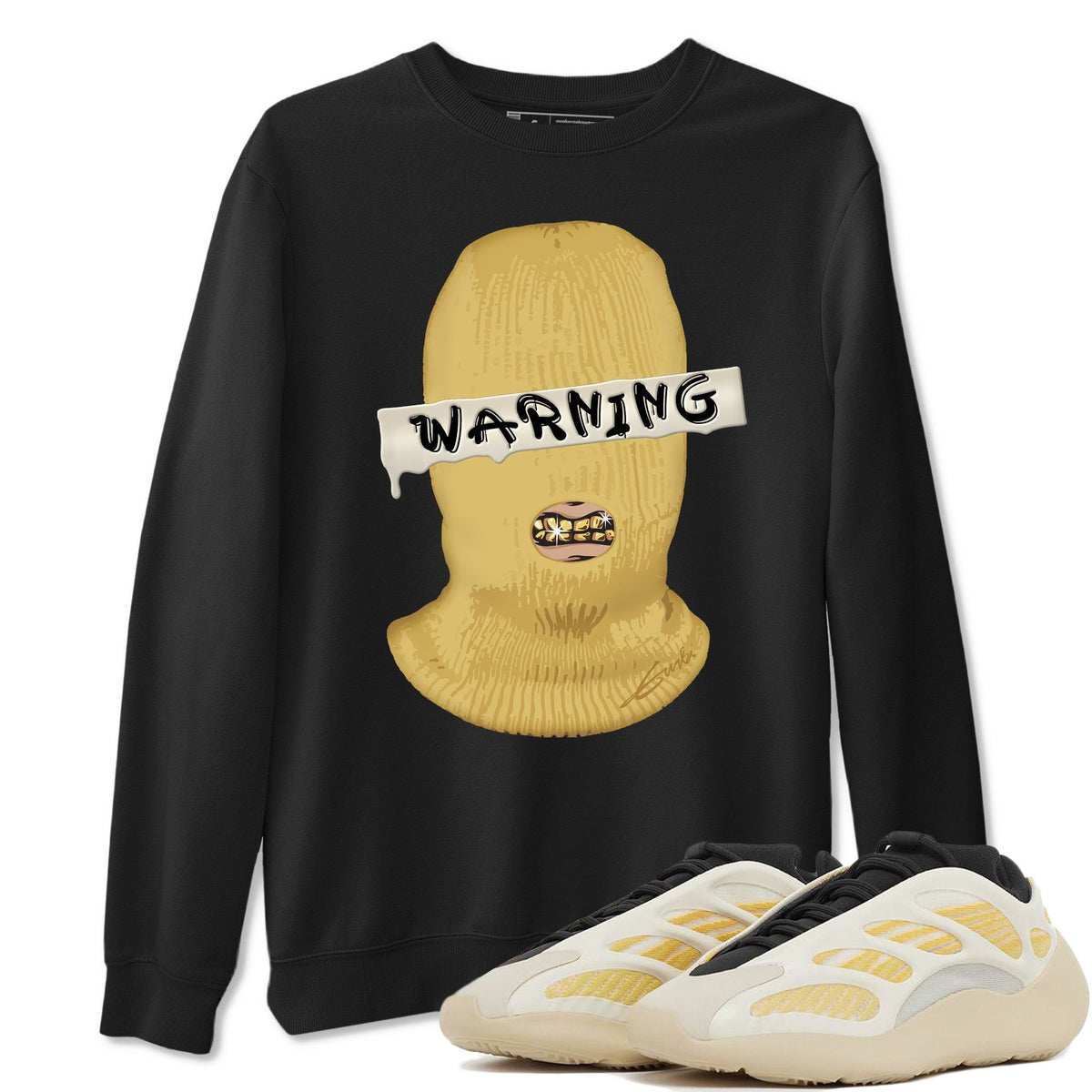Yeezy 700 Safflower Shirt To Match Jordans Warning Sneaker Tees Yeezy 700 Safflower Drip Gear Zone Sneaker Matching Clothing Unisex Shirts