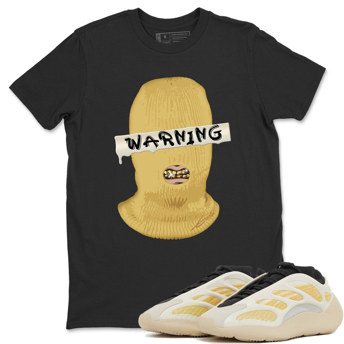 Yeezy 700 Safflower Shirt To Match Jordans Warning Sneaker Tees Yeezy 700 Safflower Drip Gear Zone Sneaker Matching Clothing Unisex Shirts
