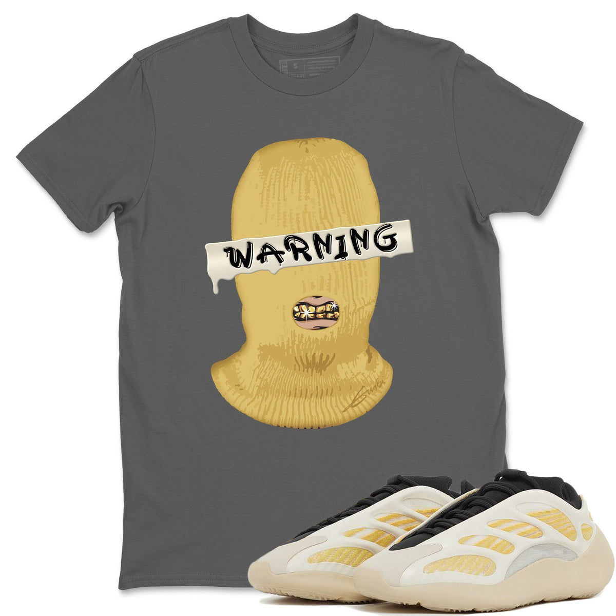 Yeezy 700 Safflower Shirt To Match Jordans Warning Sneaker Tees Yeezy 700 Safflower Drip Gear Zone Sneaker Matching Clothing Unisex Shirts