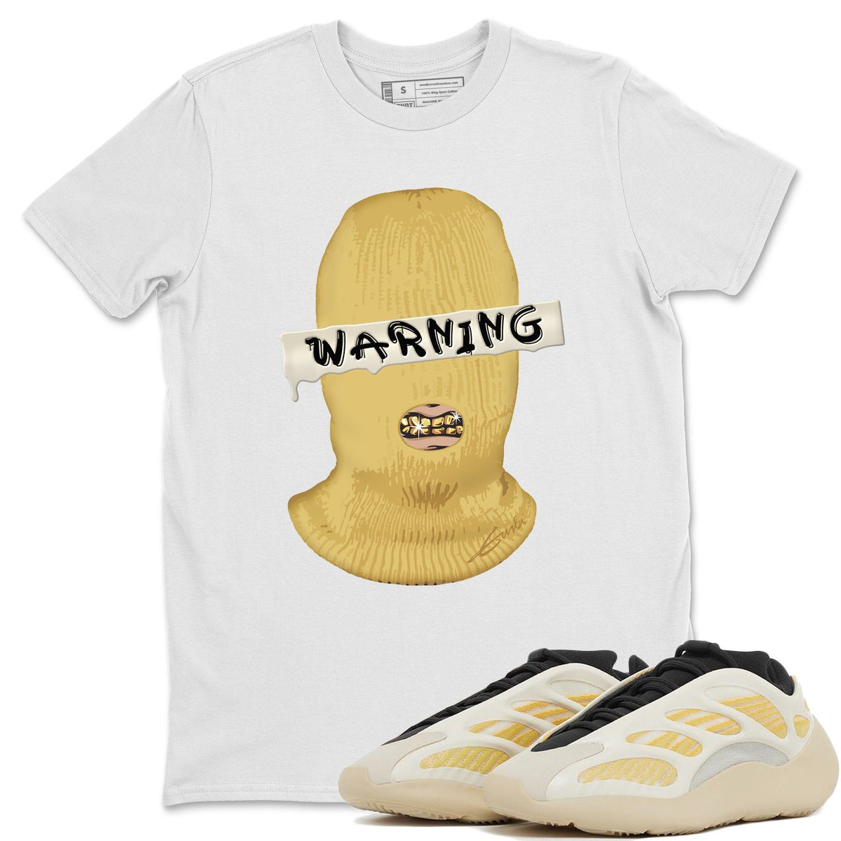 Yeezy 700 Safflower Shirt To Match Jordans Warning Sneaker Tees Yeezy 700 Safflower Drip Gear Zone Sneaker Matching Clothing Unisex Shirts