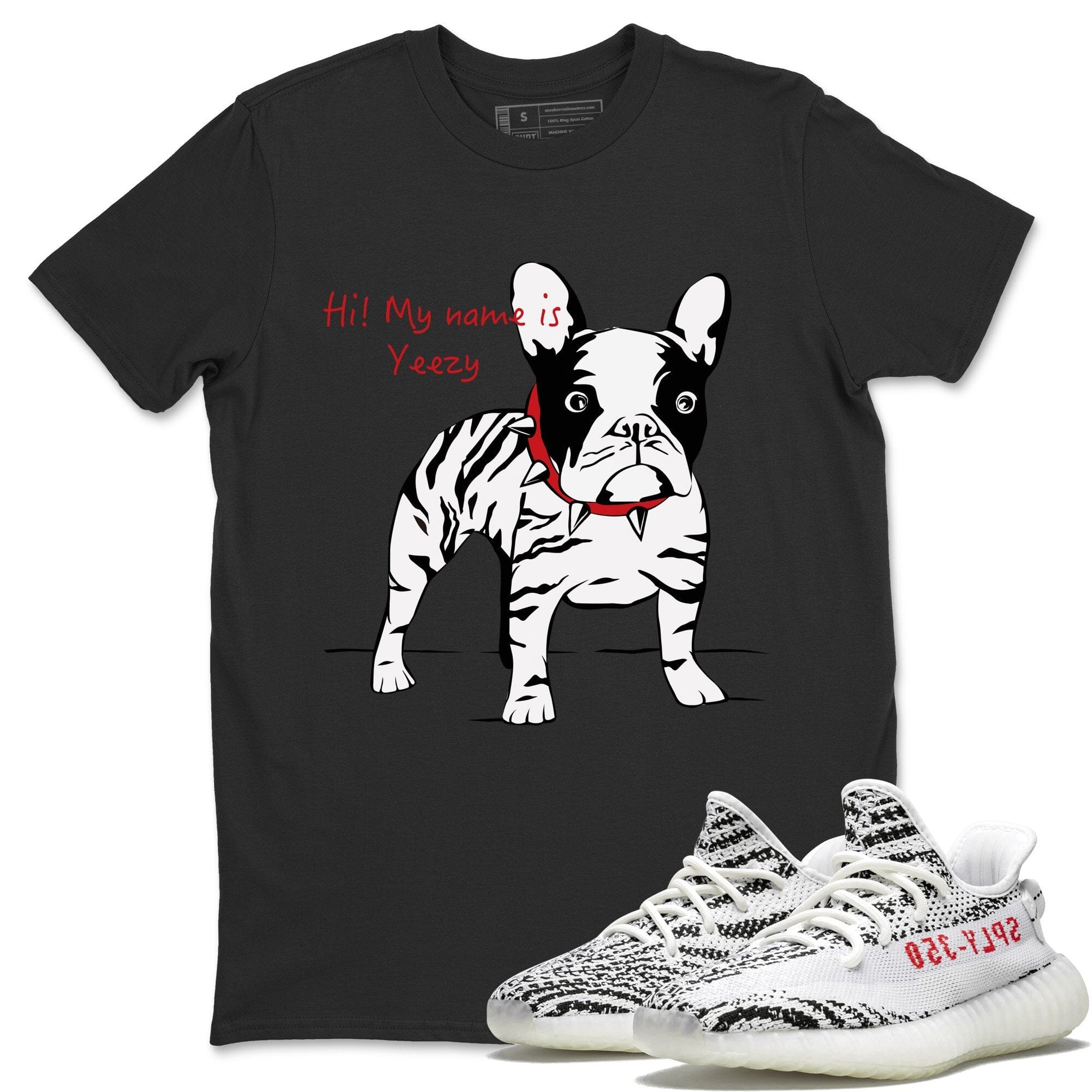 Yeezy 350 V2 Zebra Shirt To Match Jordans Zebra Frenchie Sneaker Tees Yeezy 350 V2 Zebra Drip Gear Zone Sneaker Matching Clothing Unisex Shirts