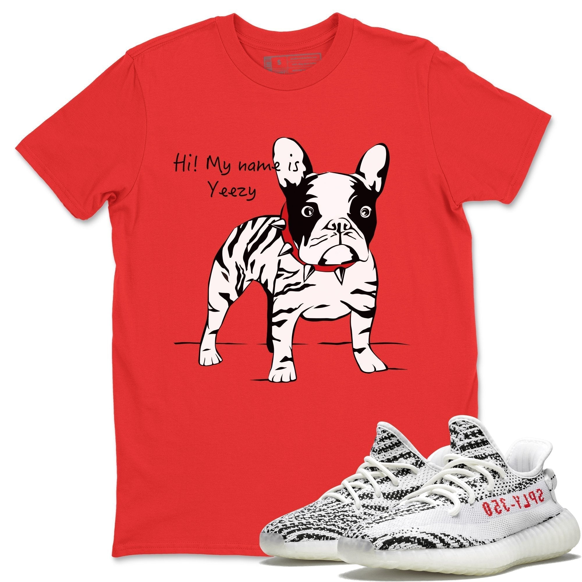 Yeezy 350 V2 Zebra Shirt To Match Jordans Zebra Frenchie Sneaker Tees Yeezy 350 V2 Zebra Drip Gear Zone Sneaker Matching Clothing Unisex Shirts
