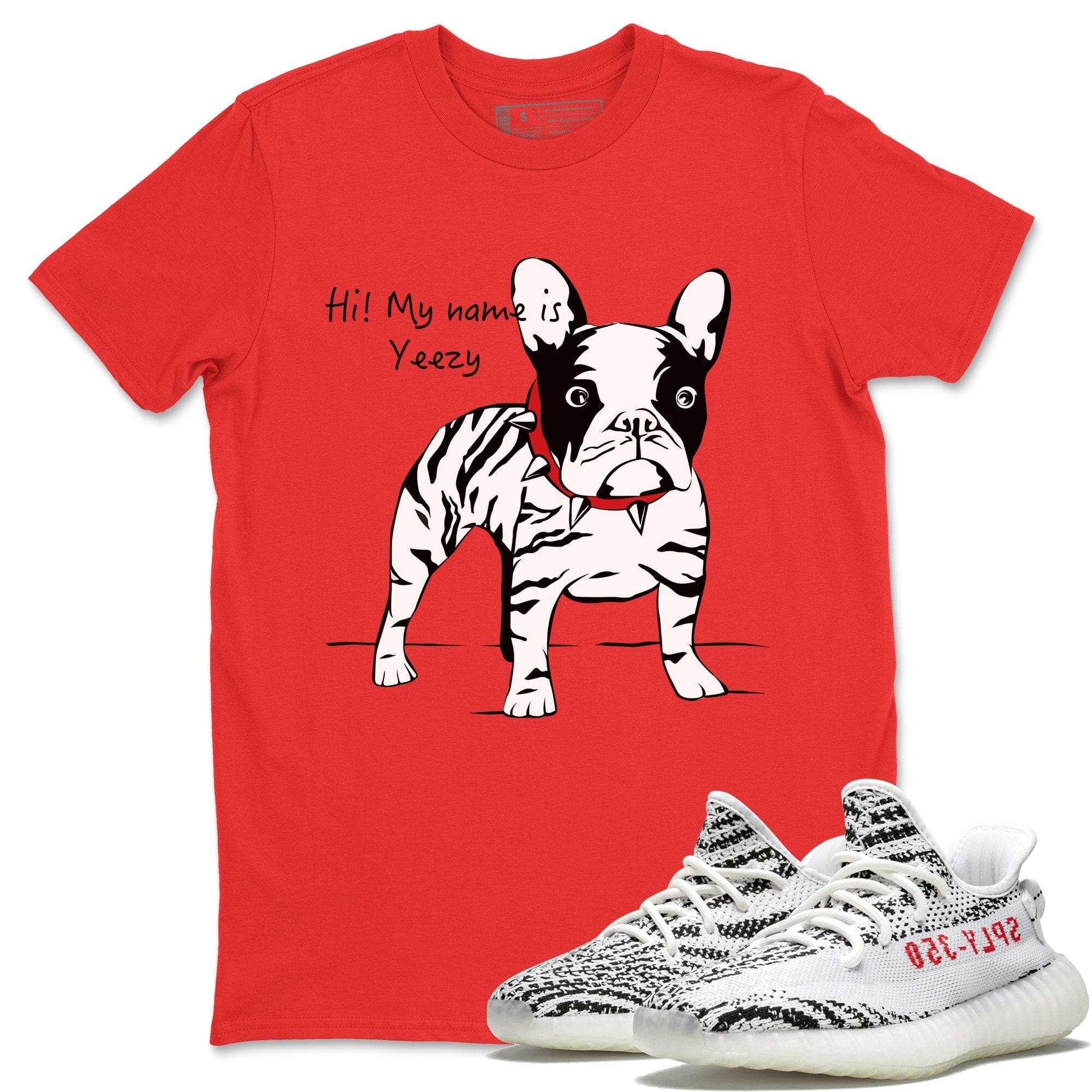 Yeezy 350 V2 Zebra Shirt To Match Jordans Zebra Frenchie Sneaker Tees Yeezy 350 V2 Zebra Drip Gear Zone Sneaker Matching Clothing Unisex Shirts