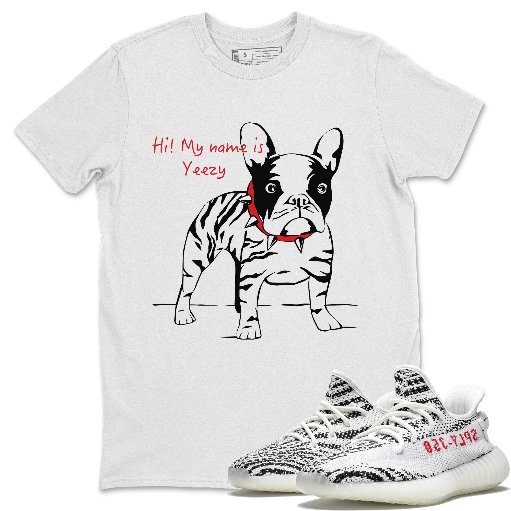 Yeezy 350 V2 Zebra Shirt To Match Jordans Zebra Frenchie Sneaker Tees Yeezy 350 V2 Zebra Drip Gear Zone Sneaker Matching Clothing Unisex Shirts