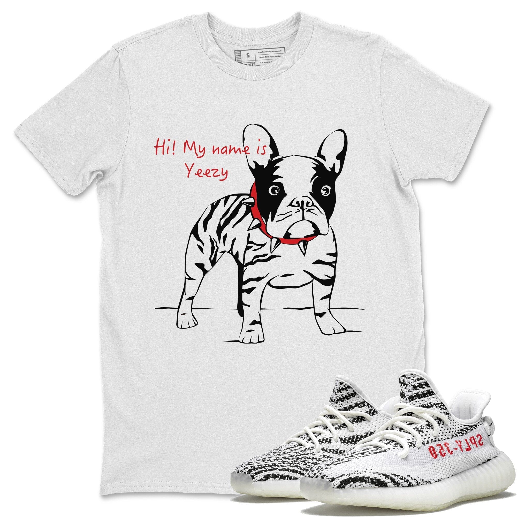 Yeezy 350 V2 Zebra Shirt To Match Jordans Zebra Frenchie Sneaker Tees Yeezy 350 V2 Zebra Drip Gear Zone Sneaker Matching Clothing Unisex Shirts