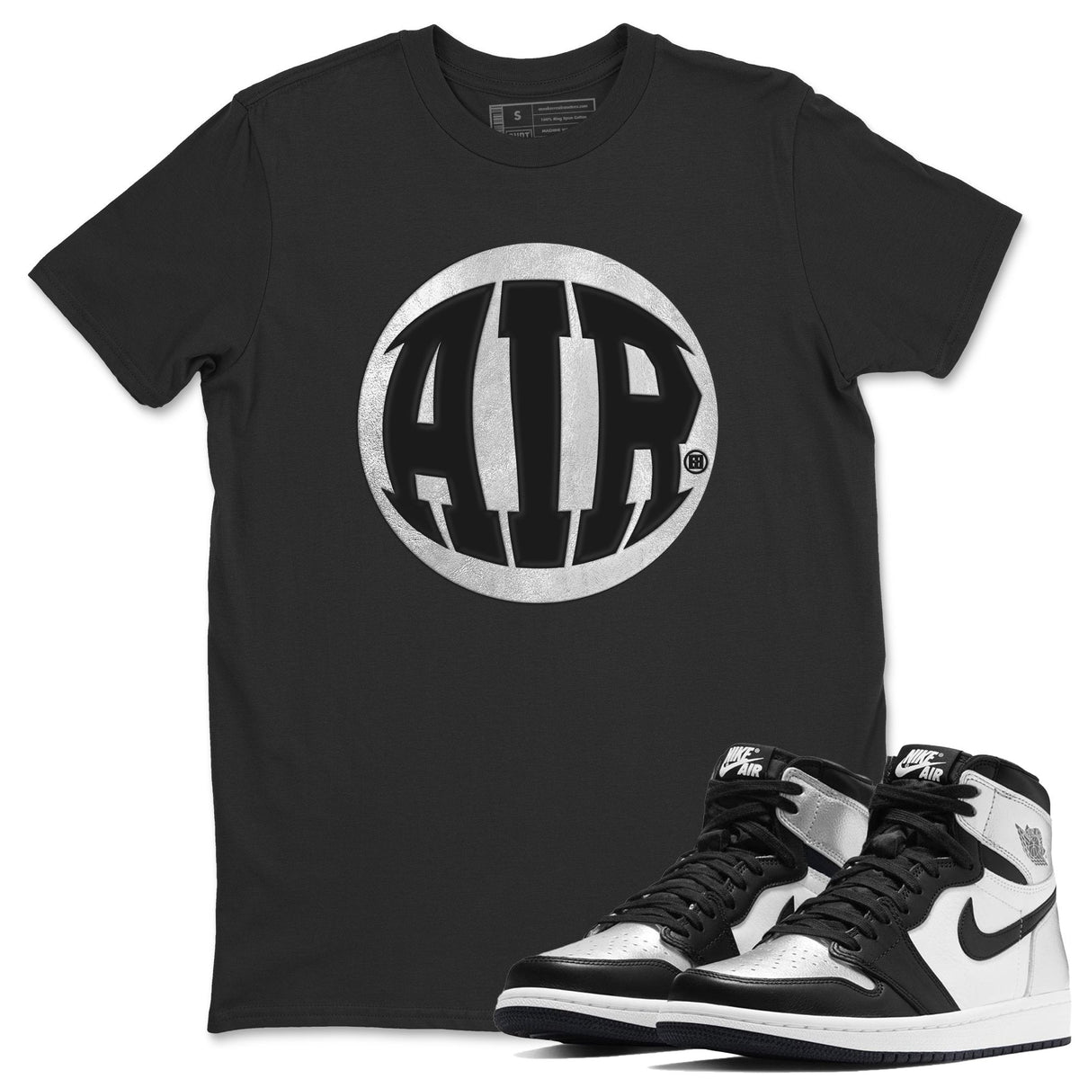 Jordan 1 Silver Toe Sneaker Tees Drip Gear Zone Air Sneaker Tees Jordan 1 Silver Toe Shirt Unisex Shirts