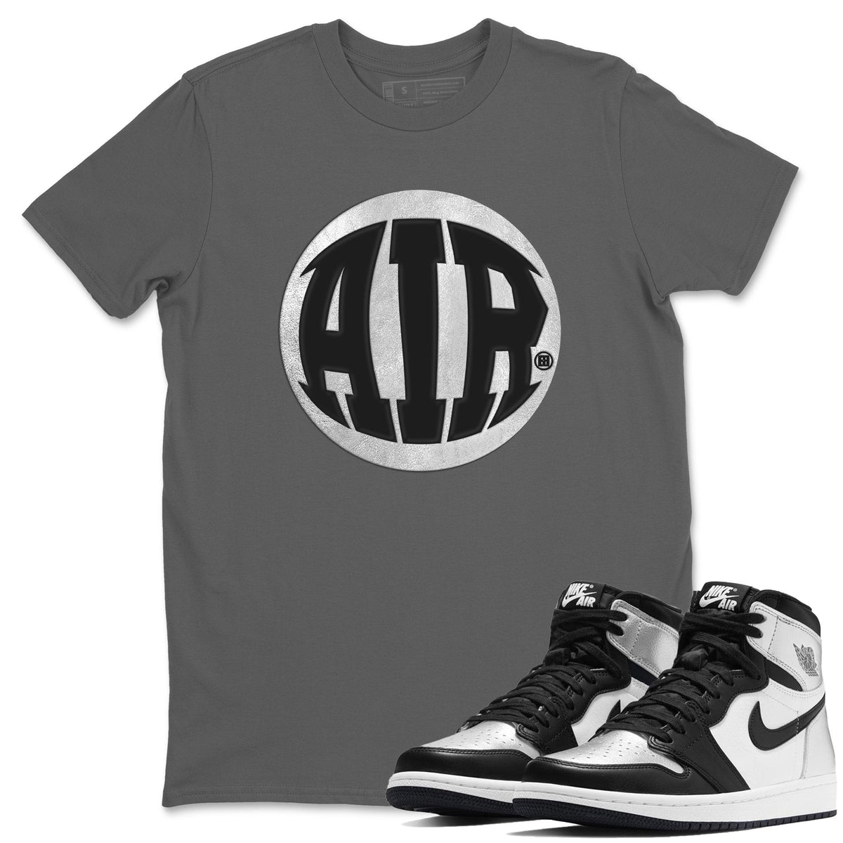 Jordan 1 Silver Toe Sneaker Tees Drip Gear Zone Air Sneaker Tees Jordan 1 Silver Toe Shirt Unisex Shirts
